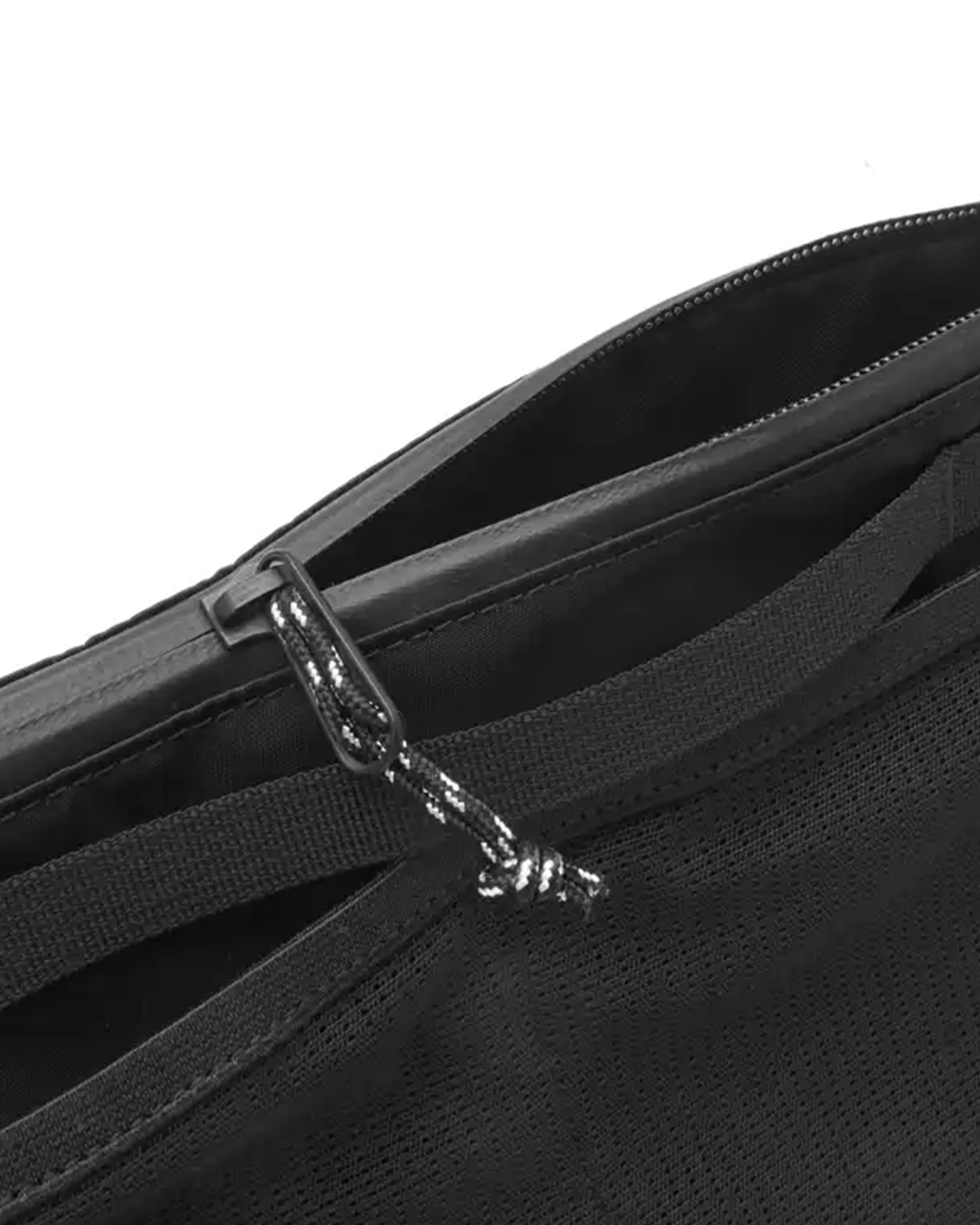 Recycled Nylon Shoulder Bag - Black
