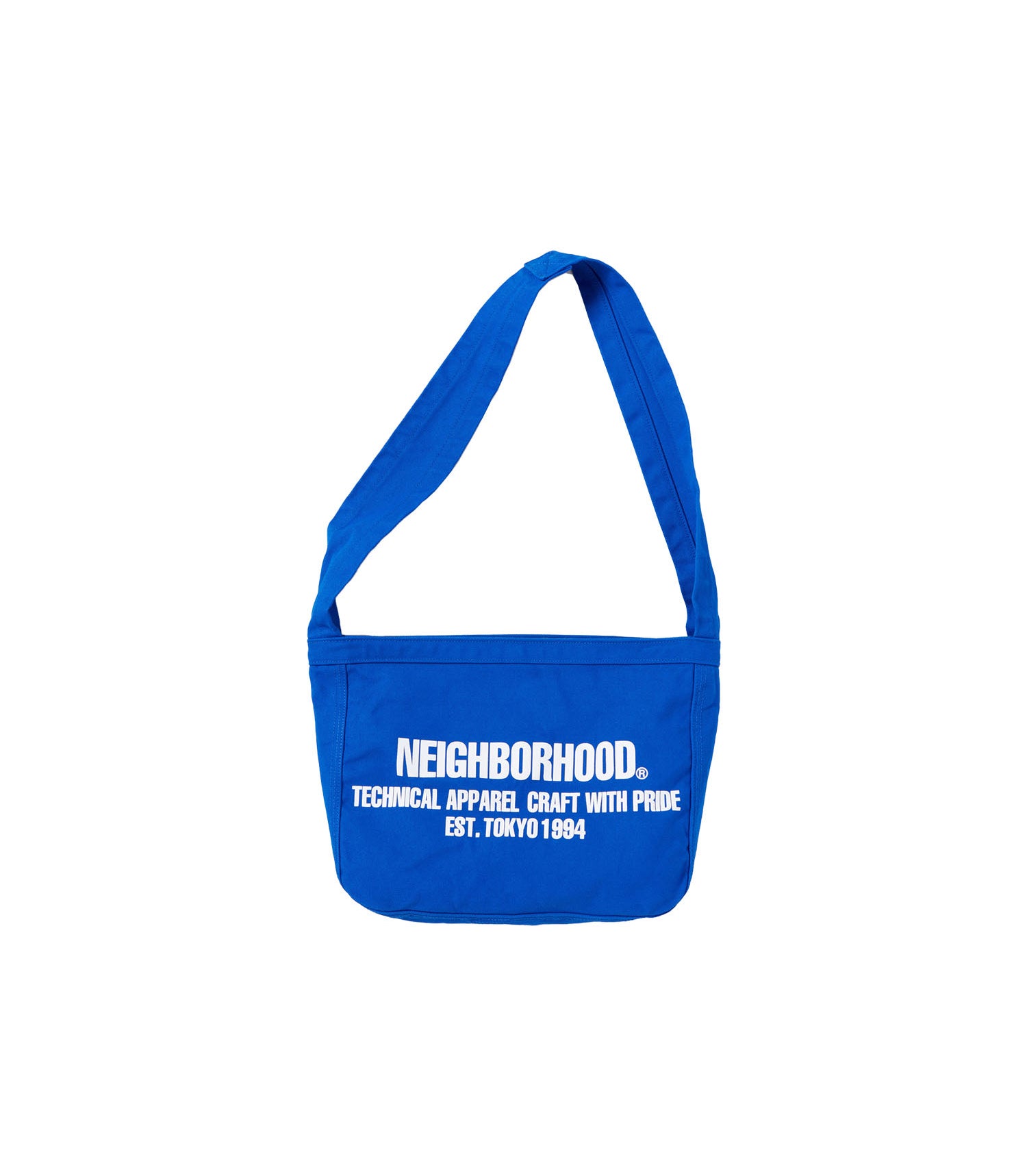 Woven Shoulder Bag - Blue