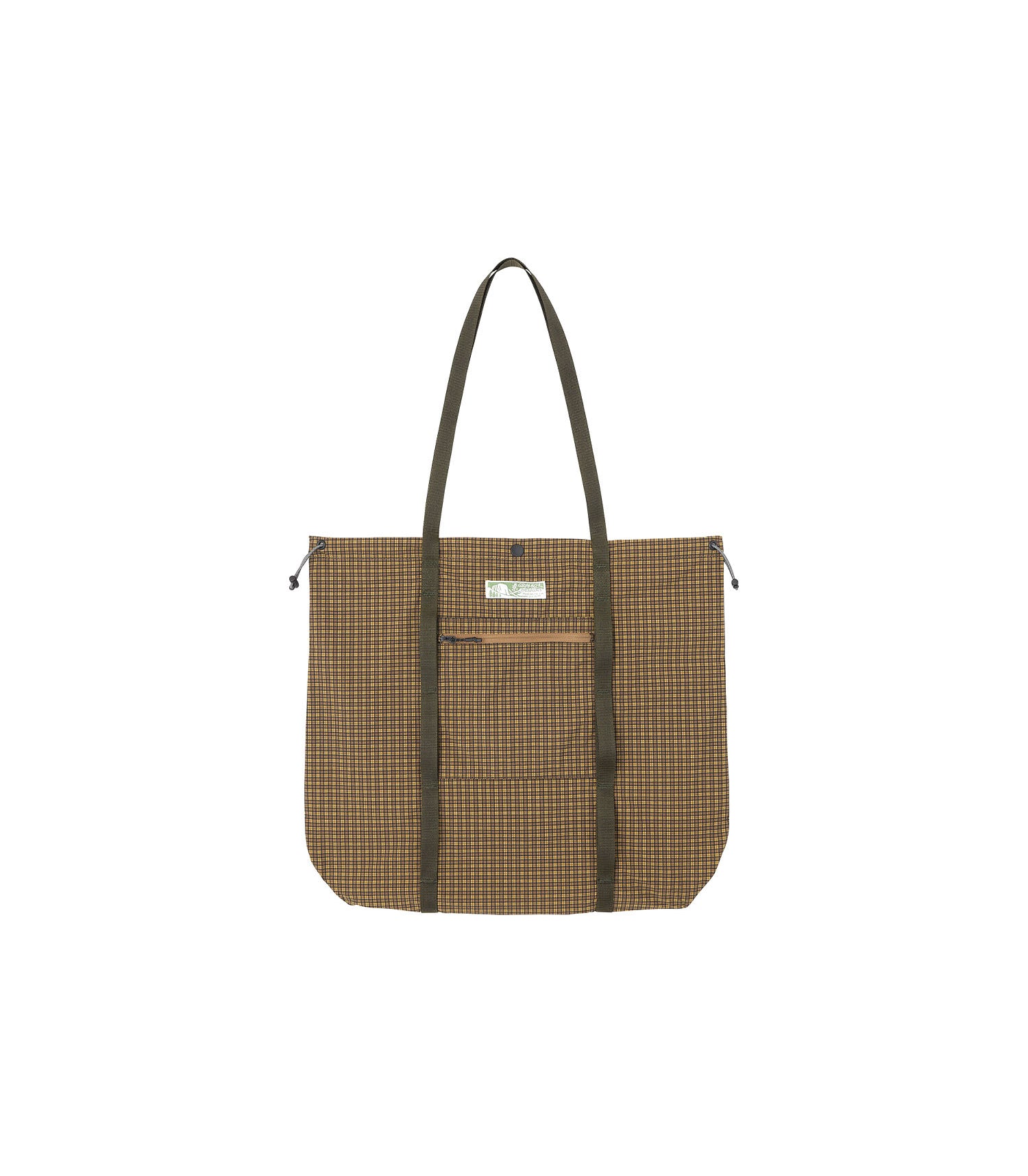 Utility Tote Bag - Brown Check