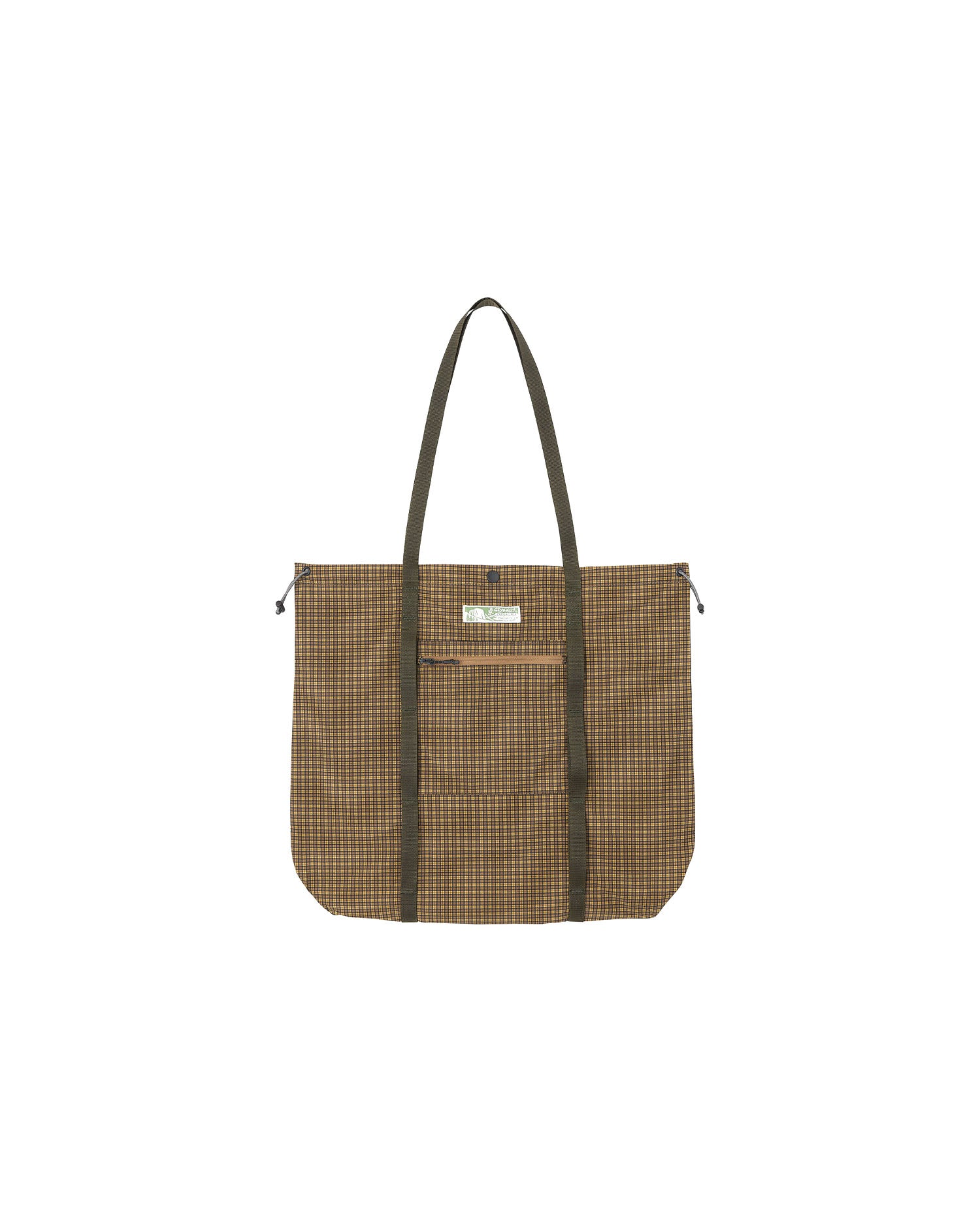 Utility Tote Bag - Brown Check