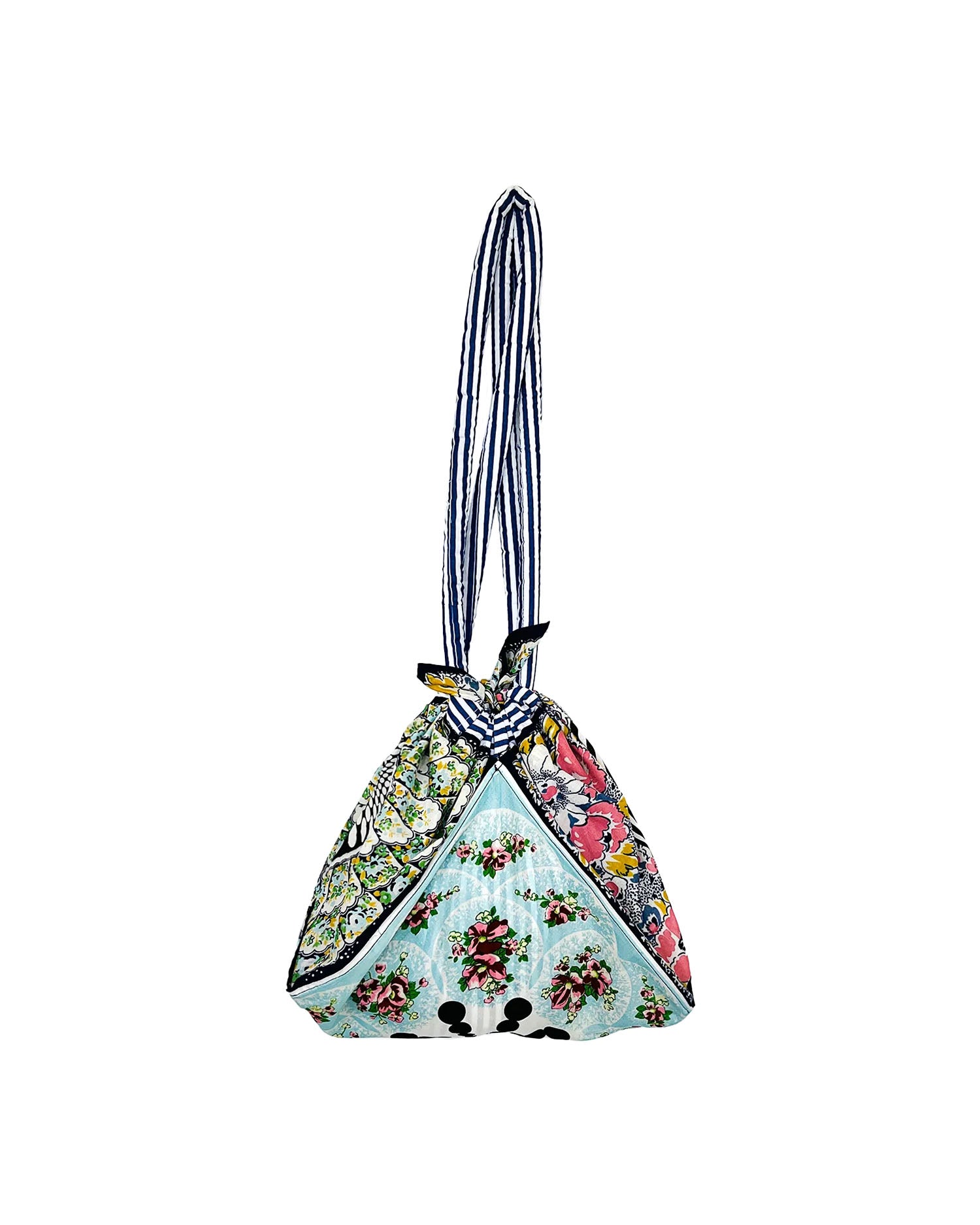 Handkerchief Bag - Blue / Mixed Handkerchief