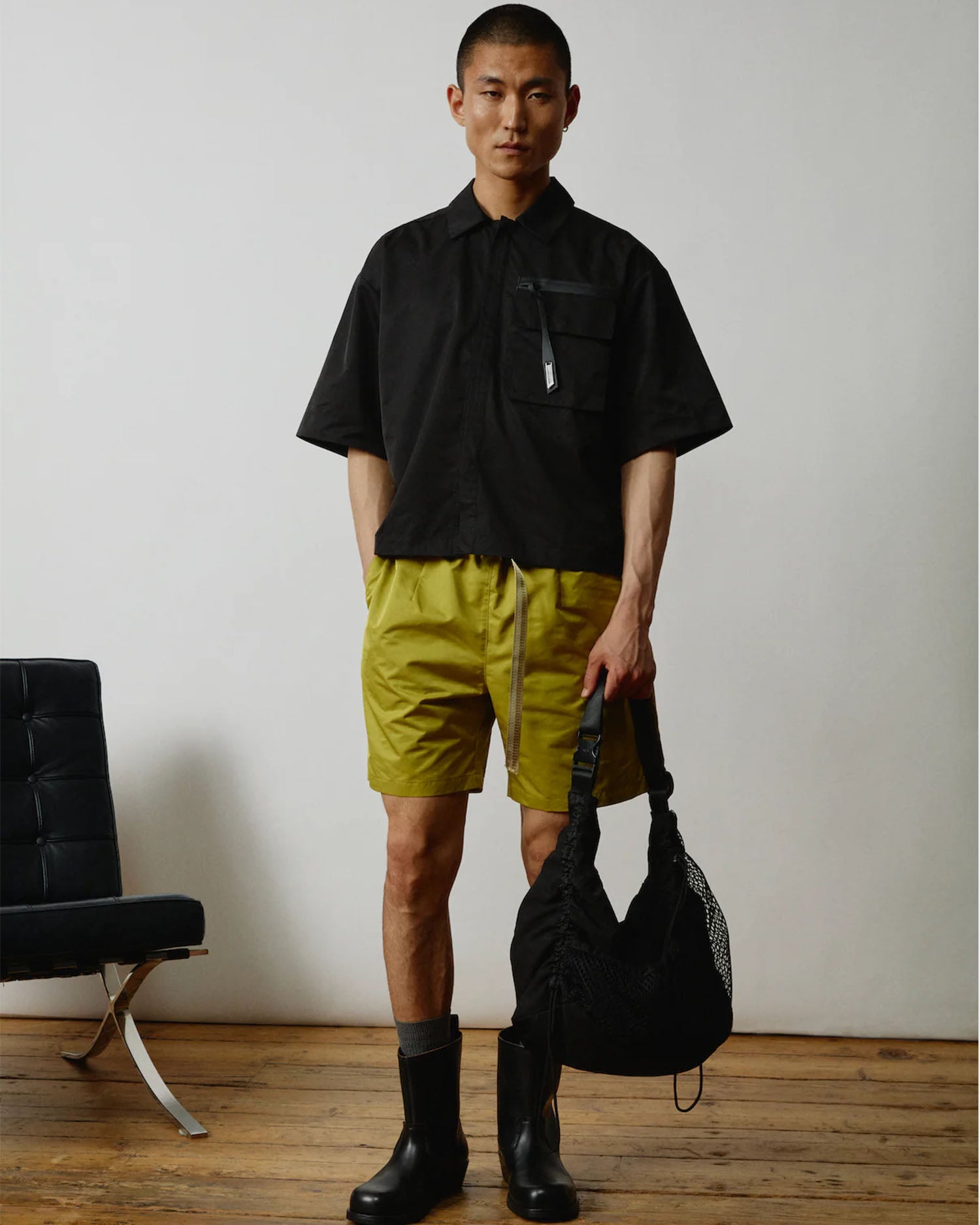 Hey Sling Bag - Black Criss Cross