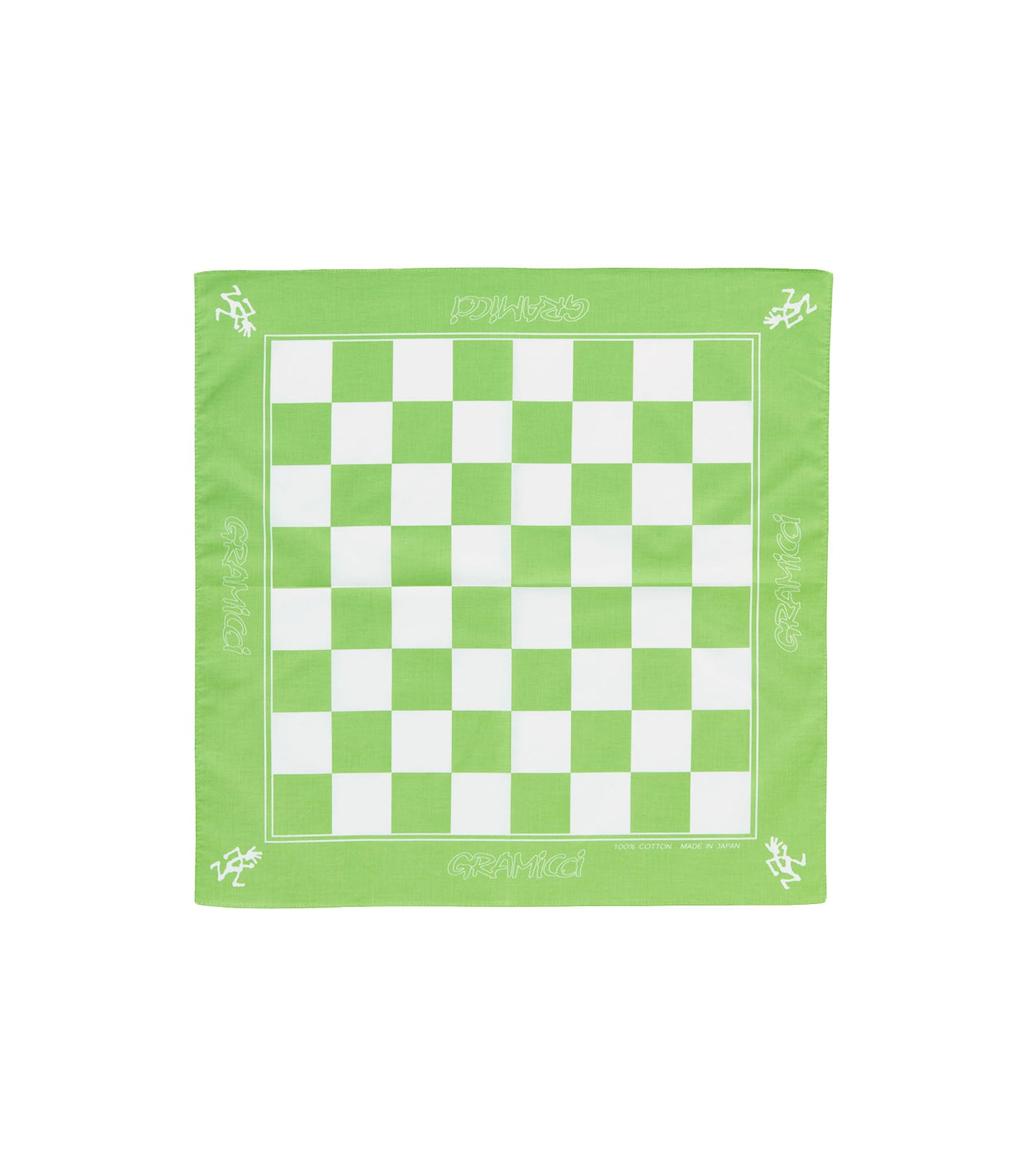 Checkers Bandana - Lime