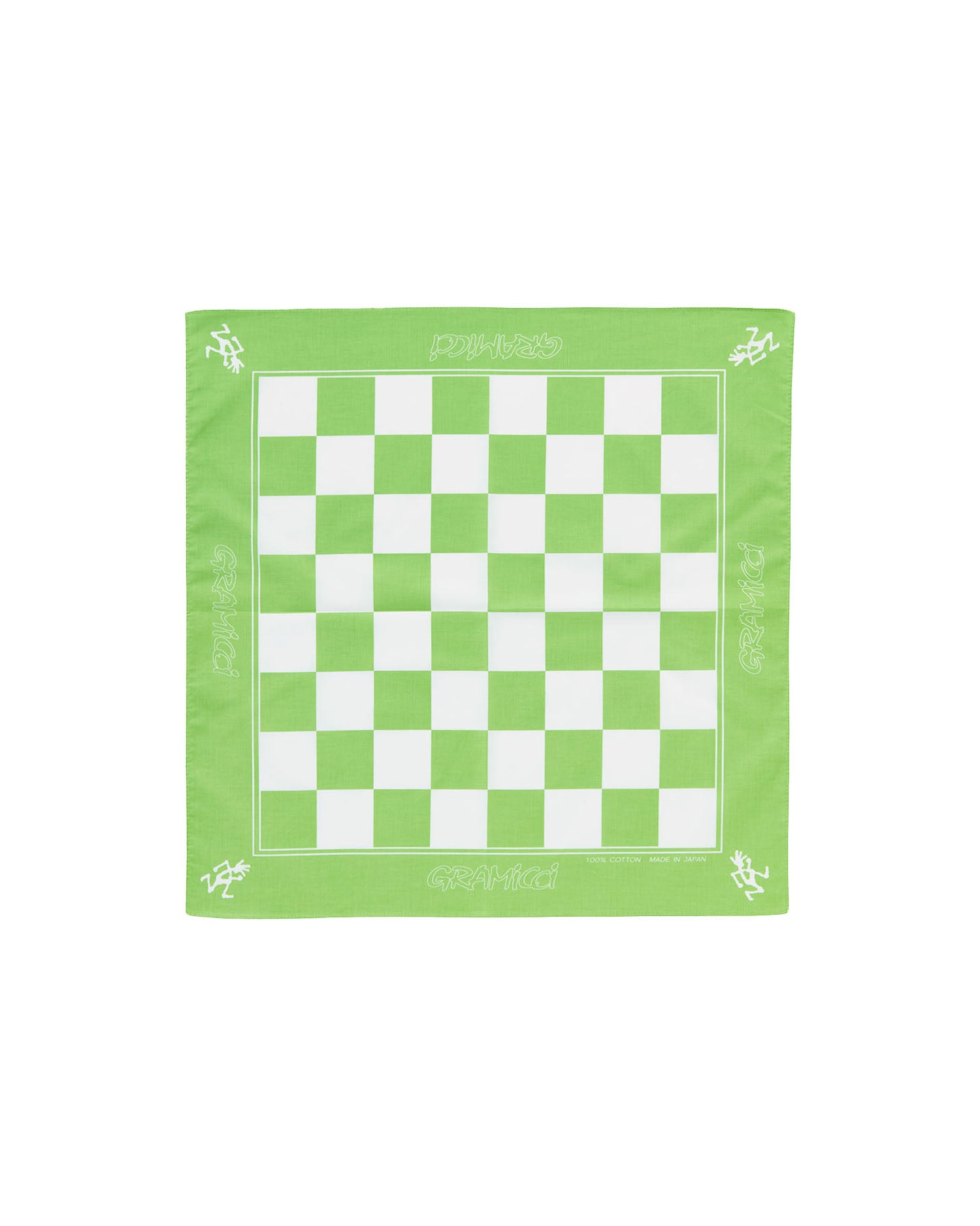 Checkers Bandana - Lime