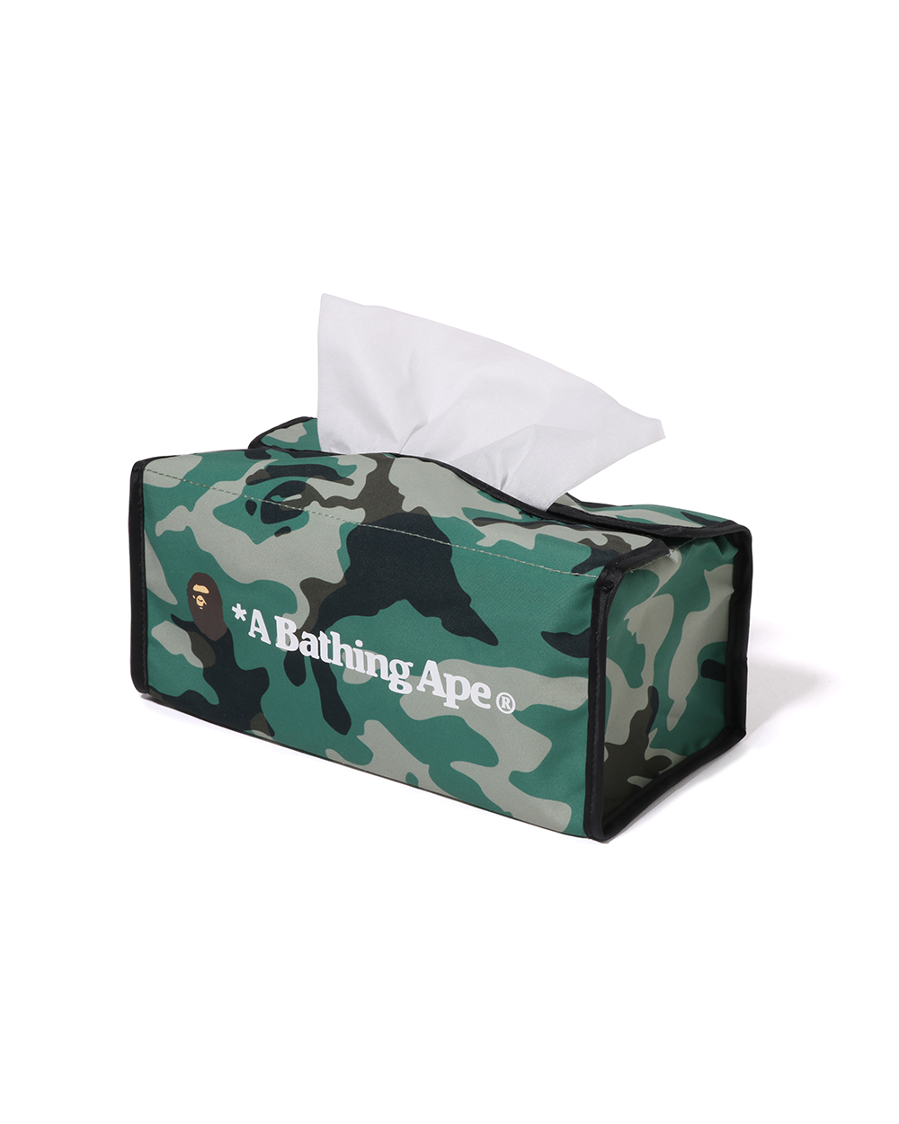 Woodland Camo Travel Tissue Case - Olivedrab
