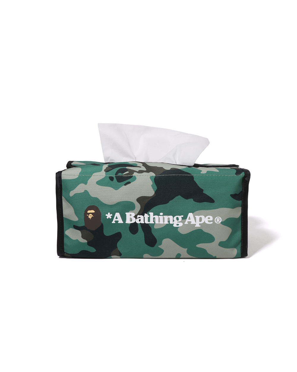 Woodland Camo Travel Tissue Case - Olivedrab