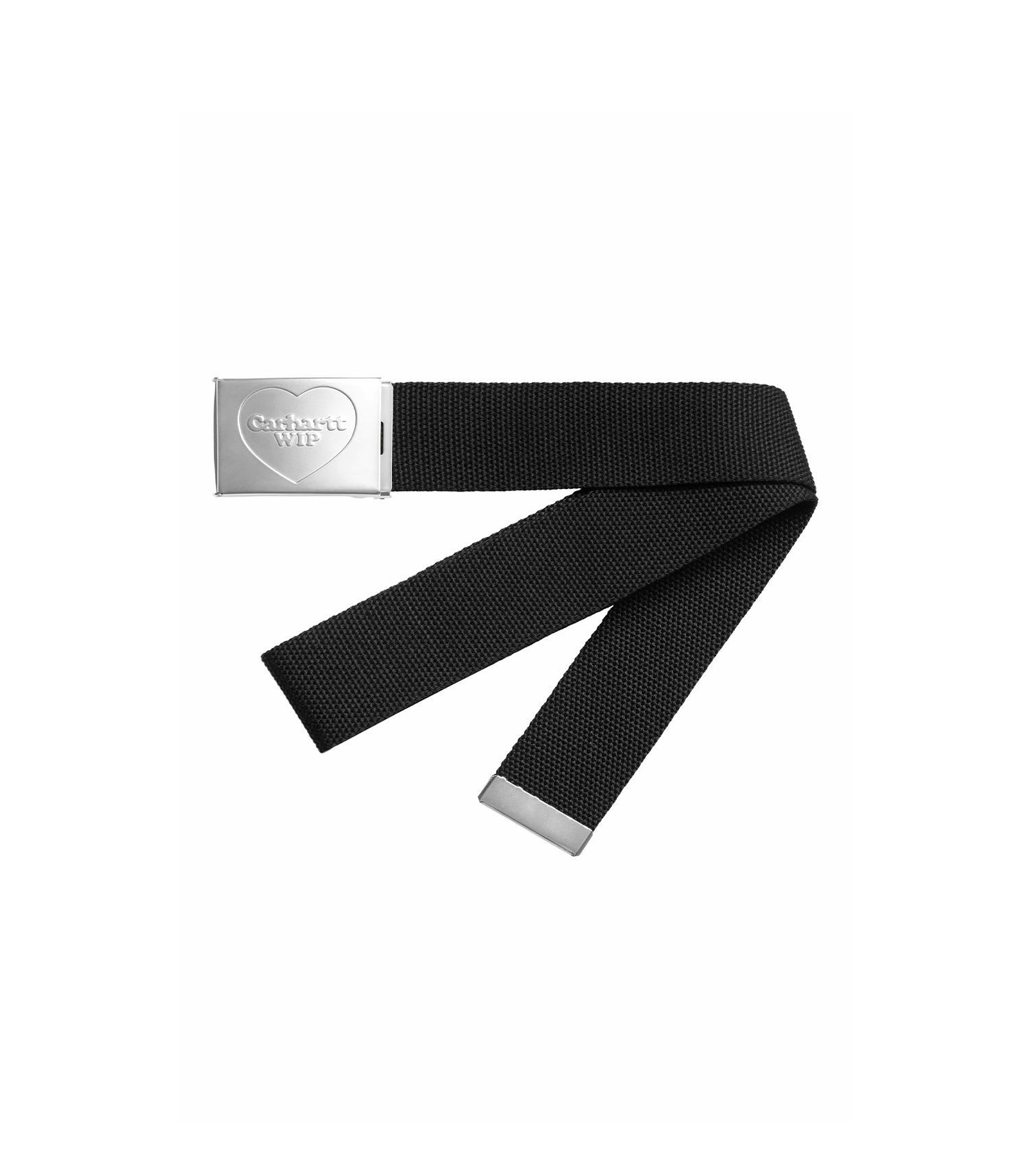 Heart Clip Belt - Black / Silver