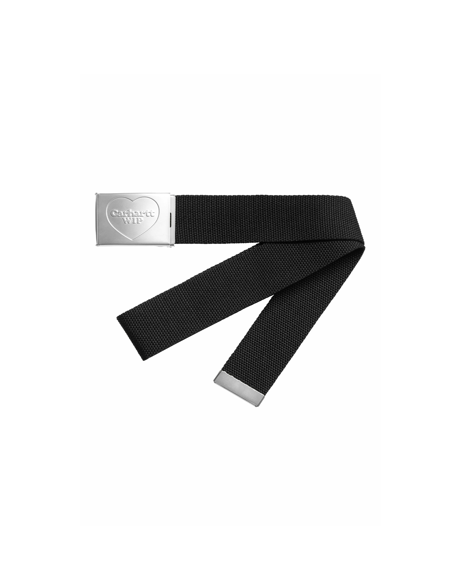 Heart Clip Belt - Black / Silver
