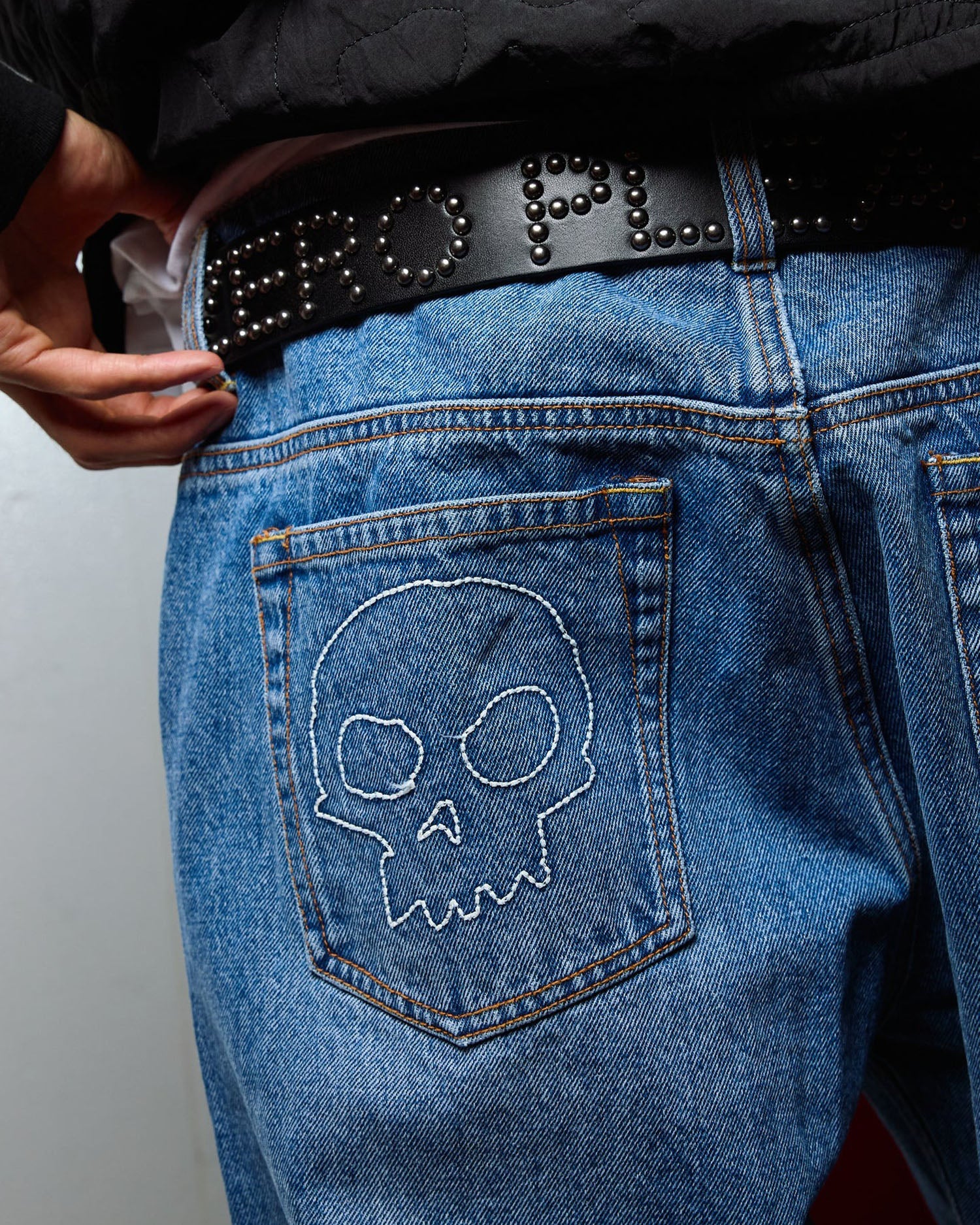 ZERO Studded Belt - Black