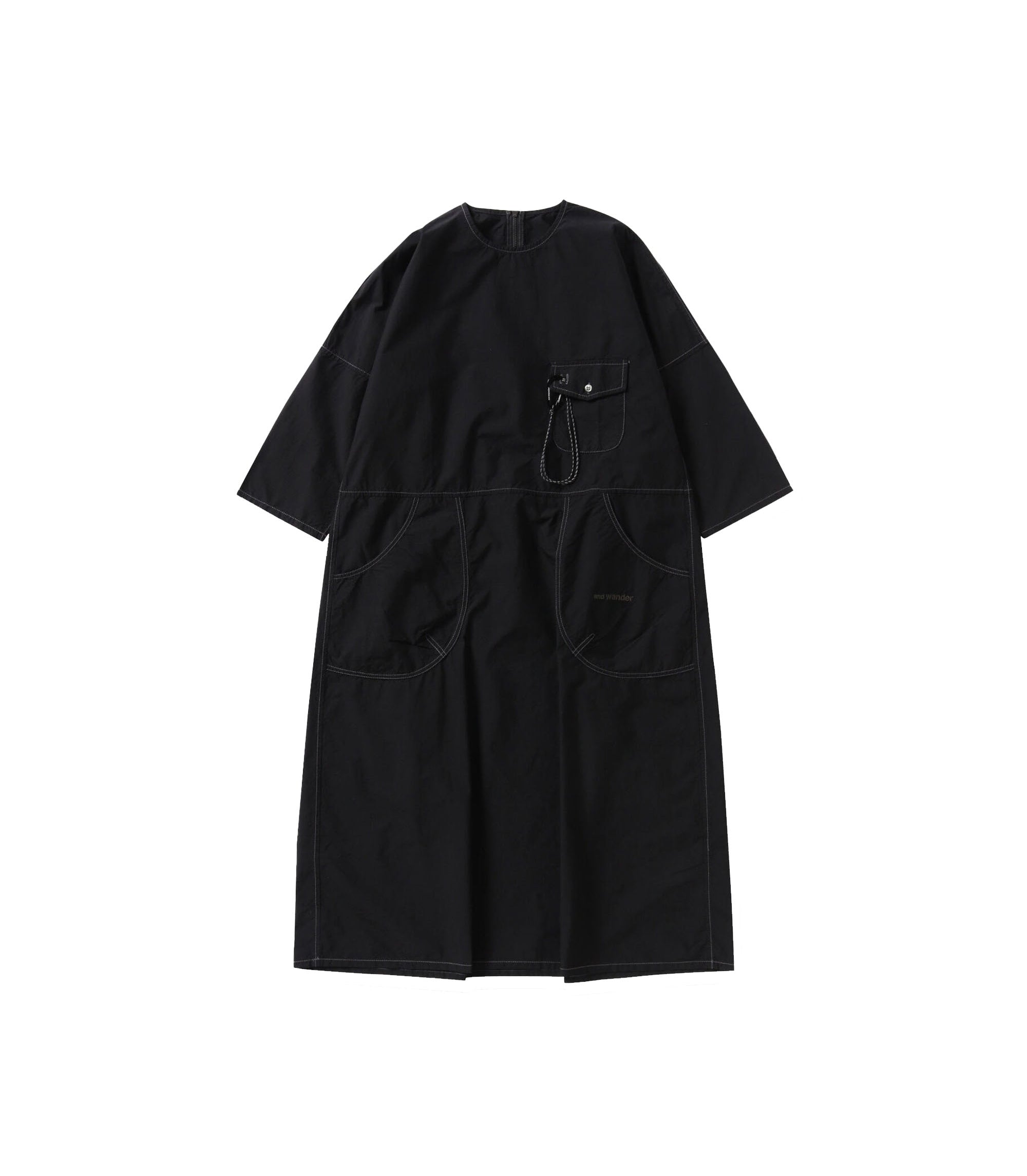 Cordura Cotton Rip Dress - Black