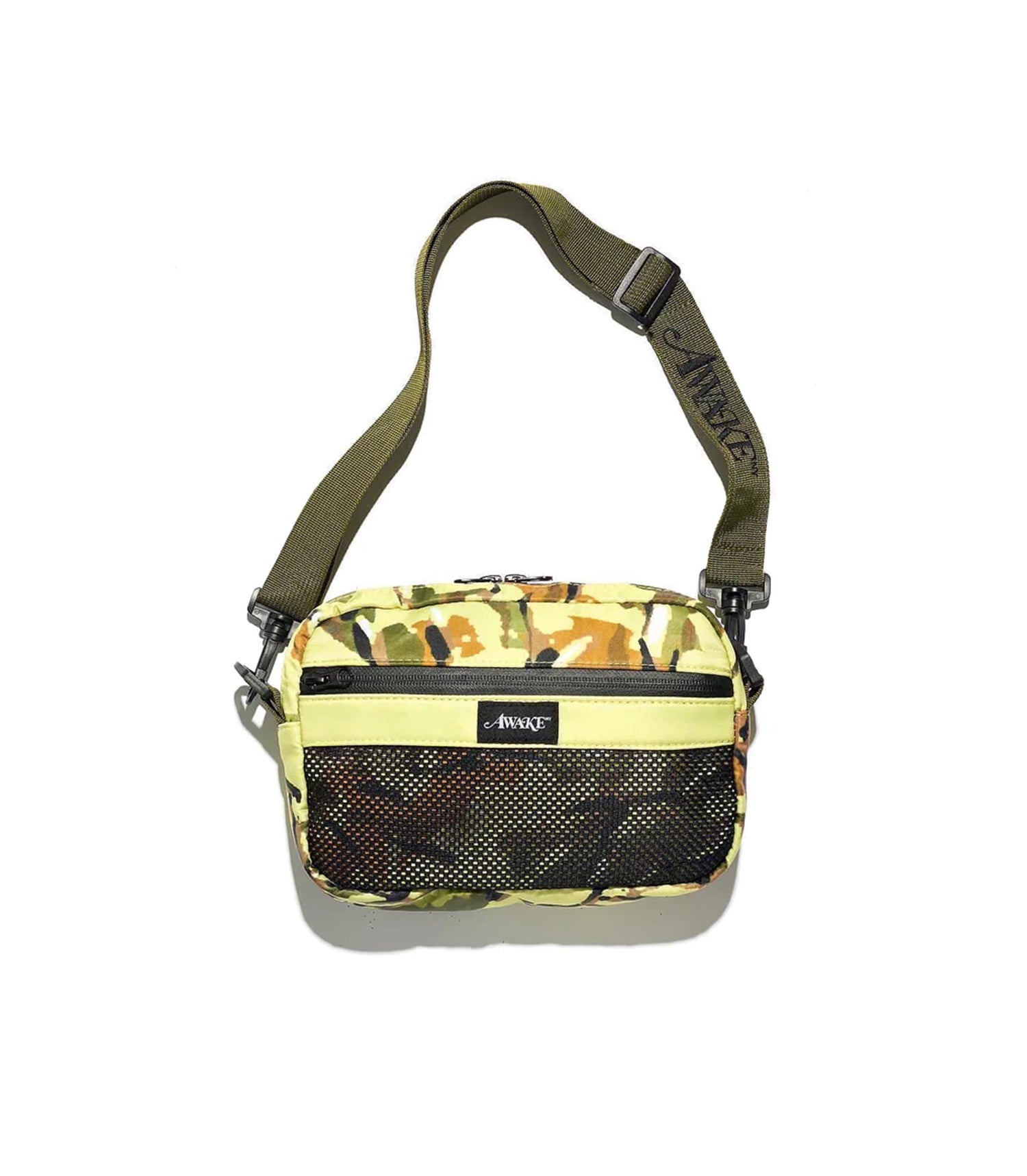 Canvas Logo Messenger Bag - Camo