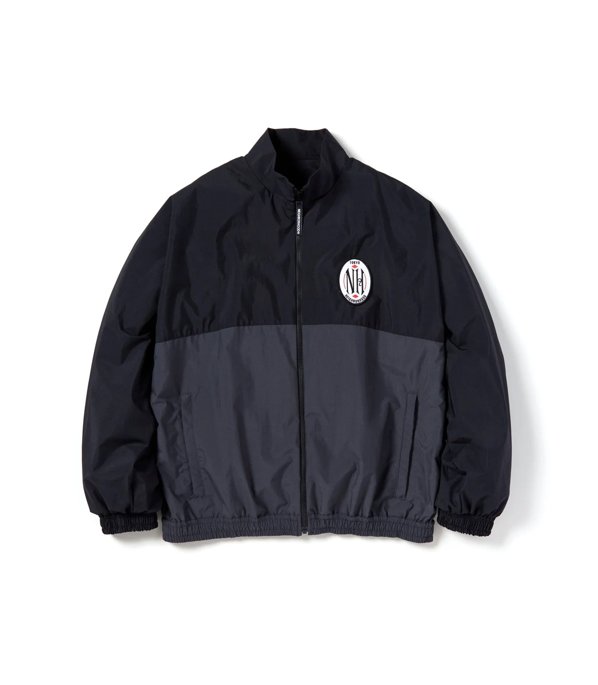 Bicolour Track Jacket - Black