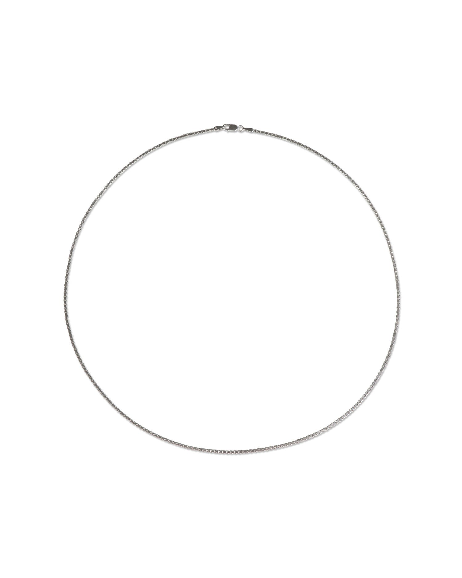 Box Chain Necklace - 925 Sterling Silver