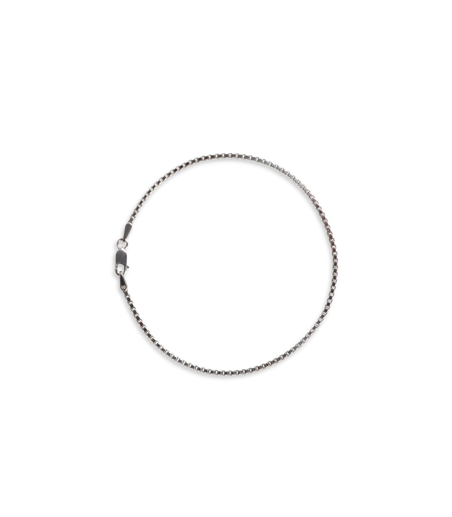 Box Chain Bracelet - 925 Sterling Silver