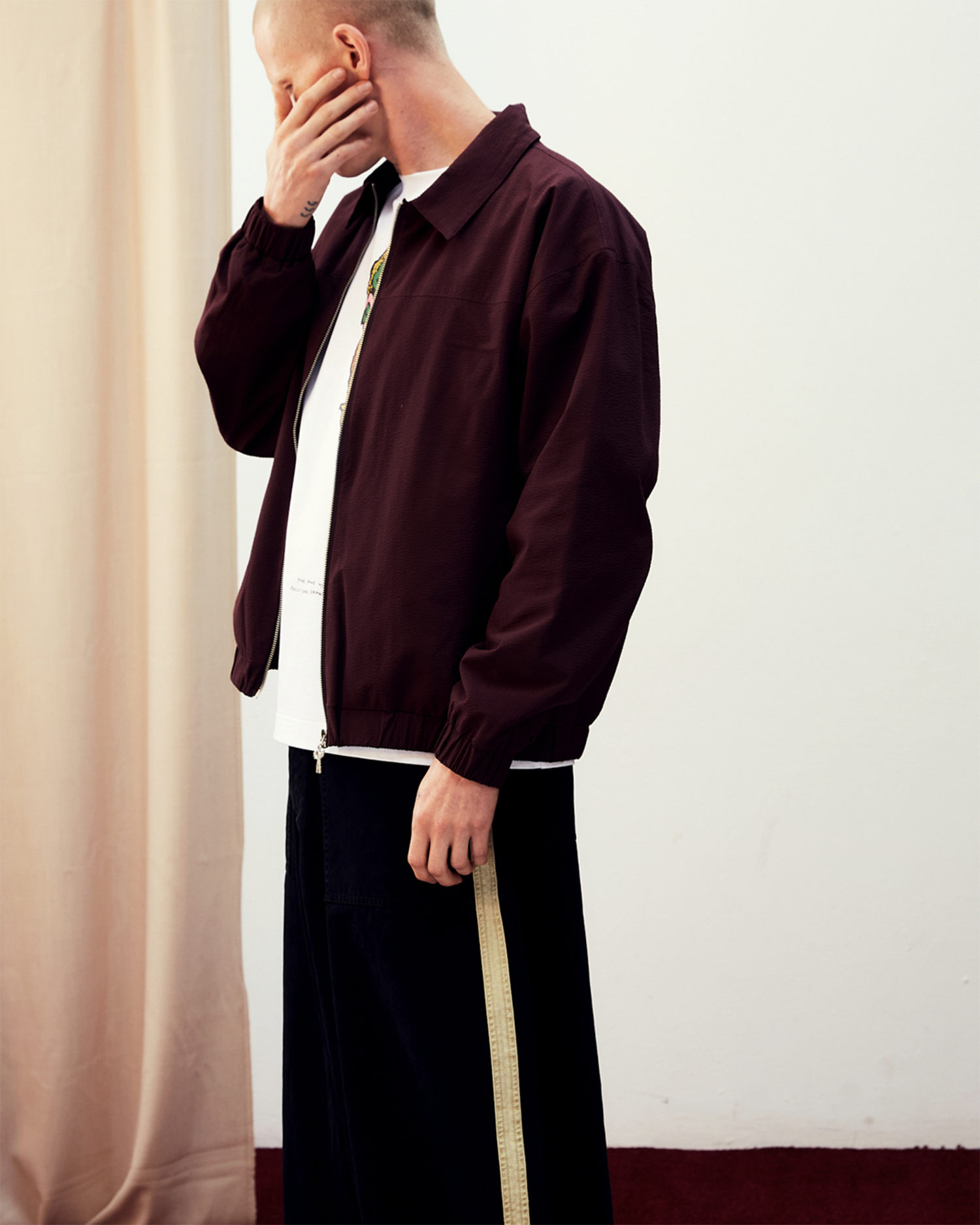 Charles Harrington Jacket - Burgundy