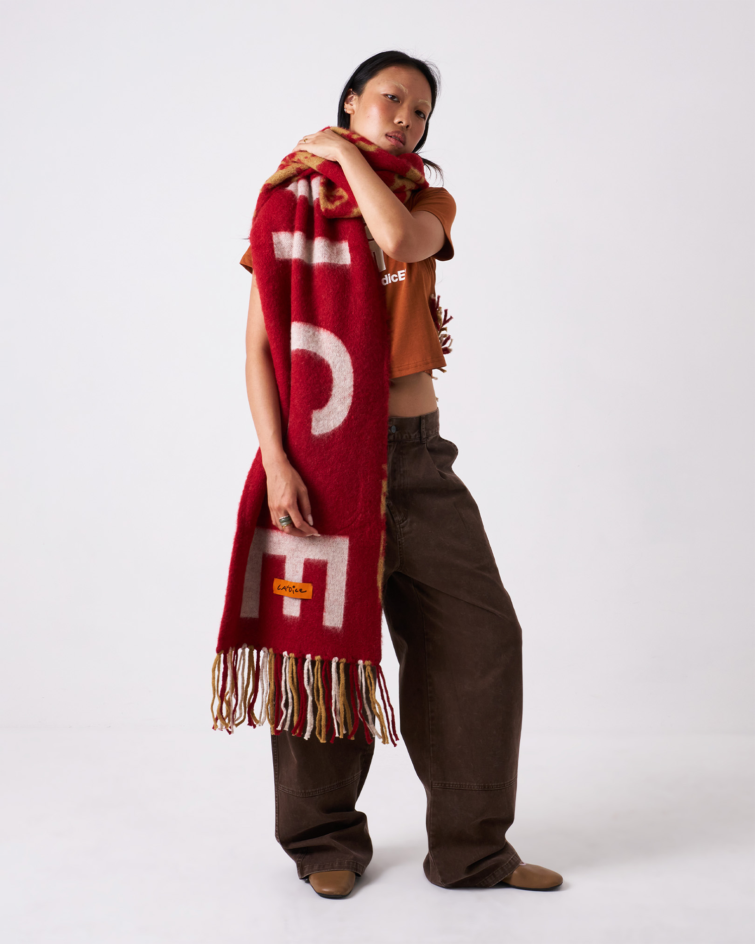 Grande Mohair Scarf - Green