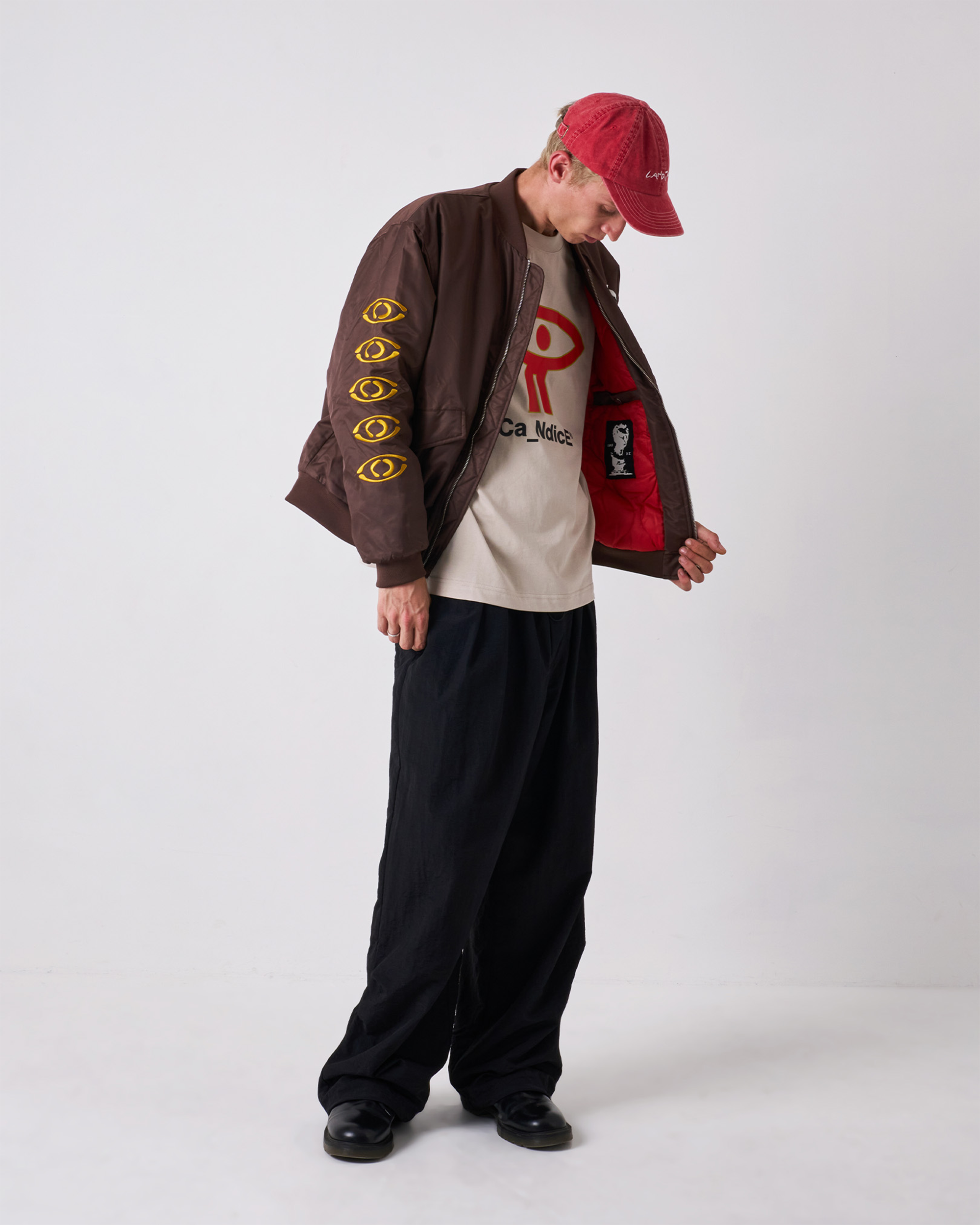 Digital Age Bomber Jacket - Brown