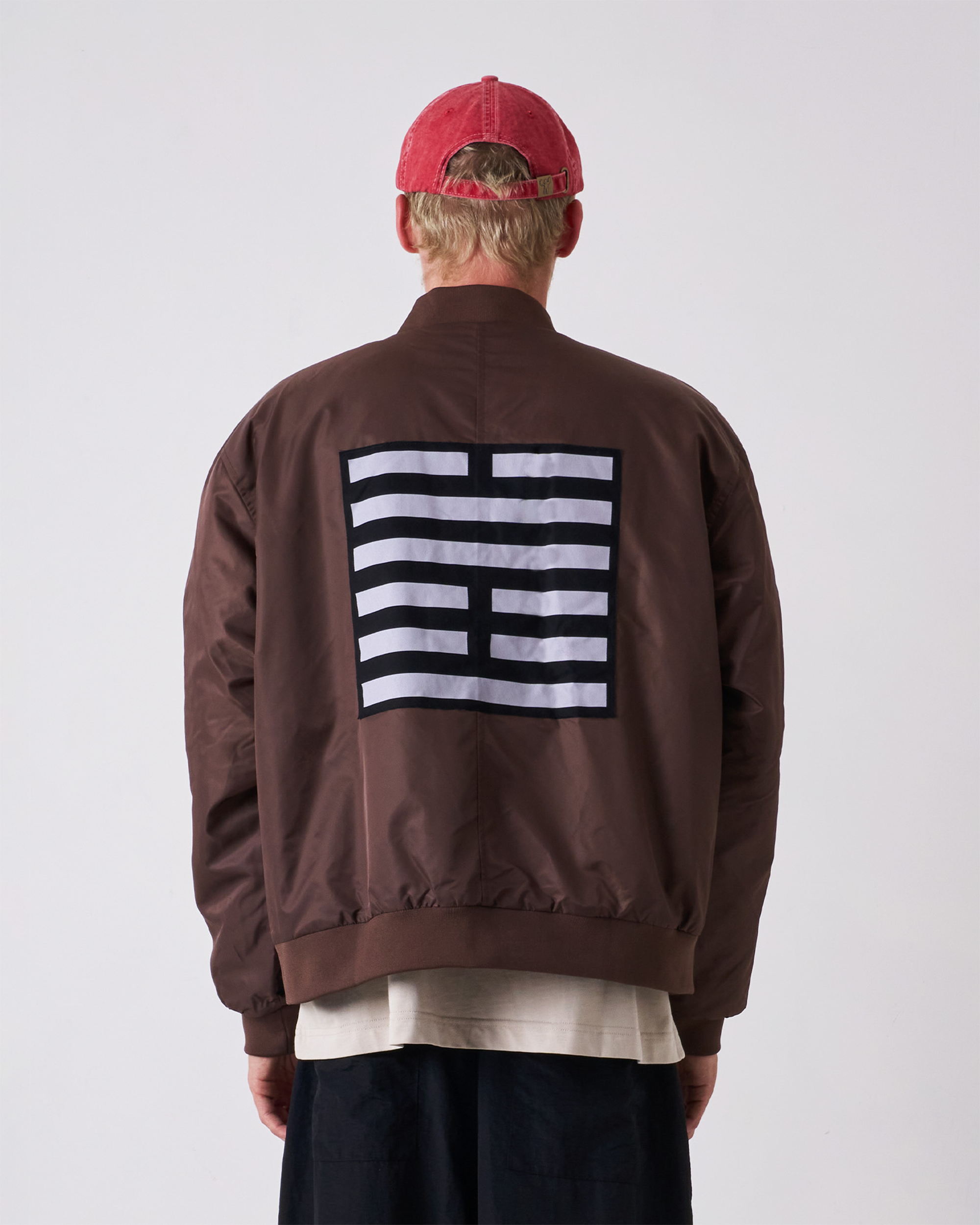 Digital Age Bomber Jacket - Brown