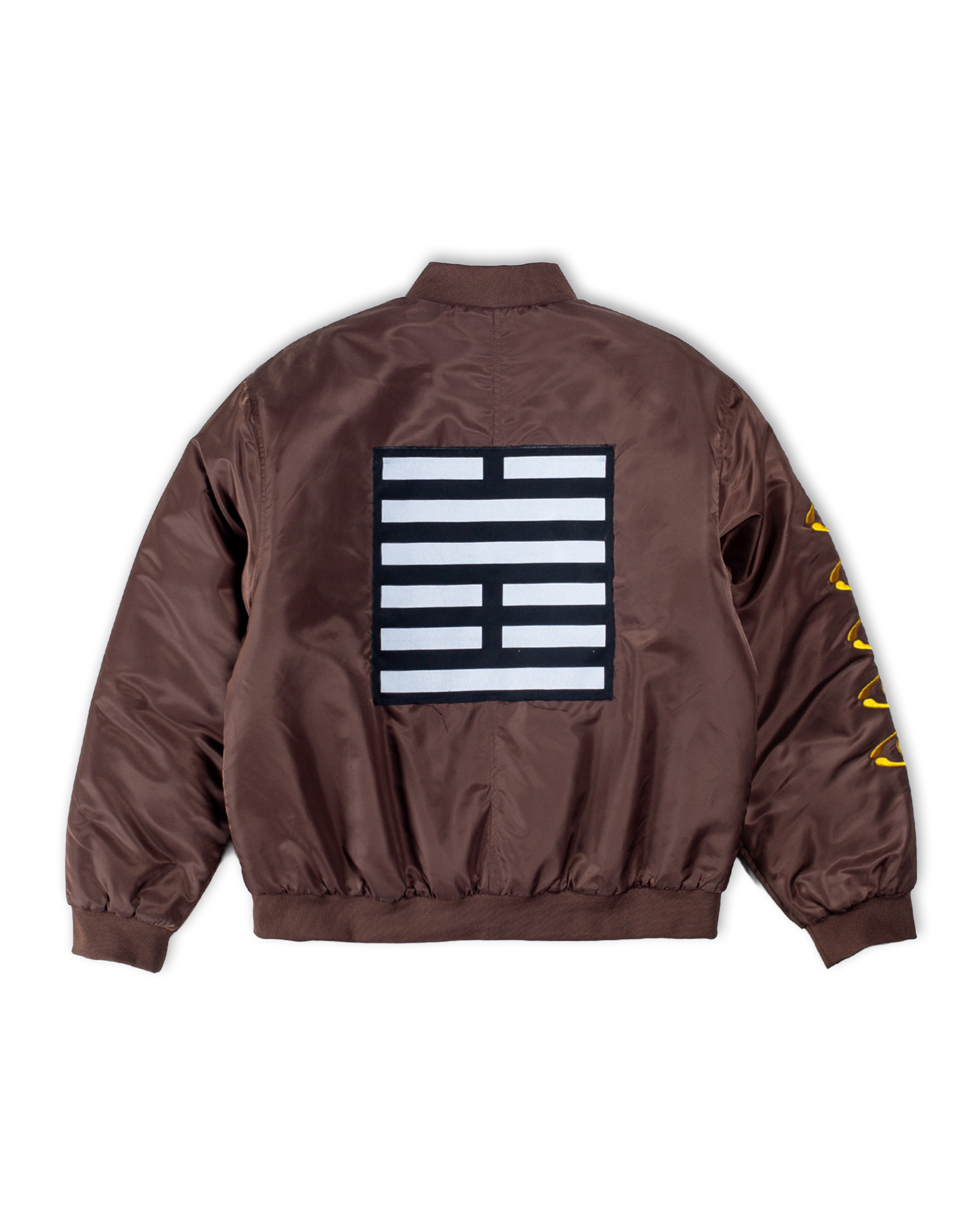 Digital Age Bomber Jacket - Brown