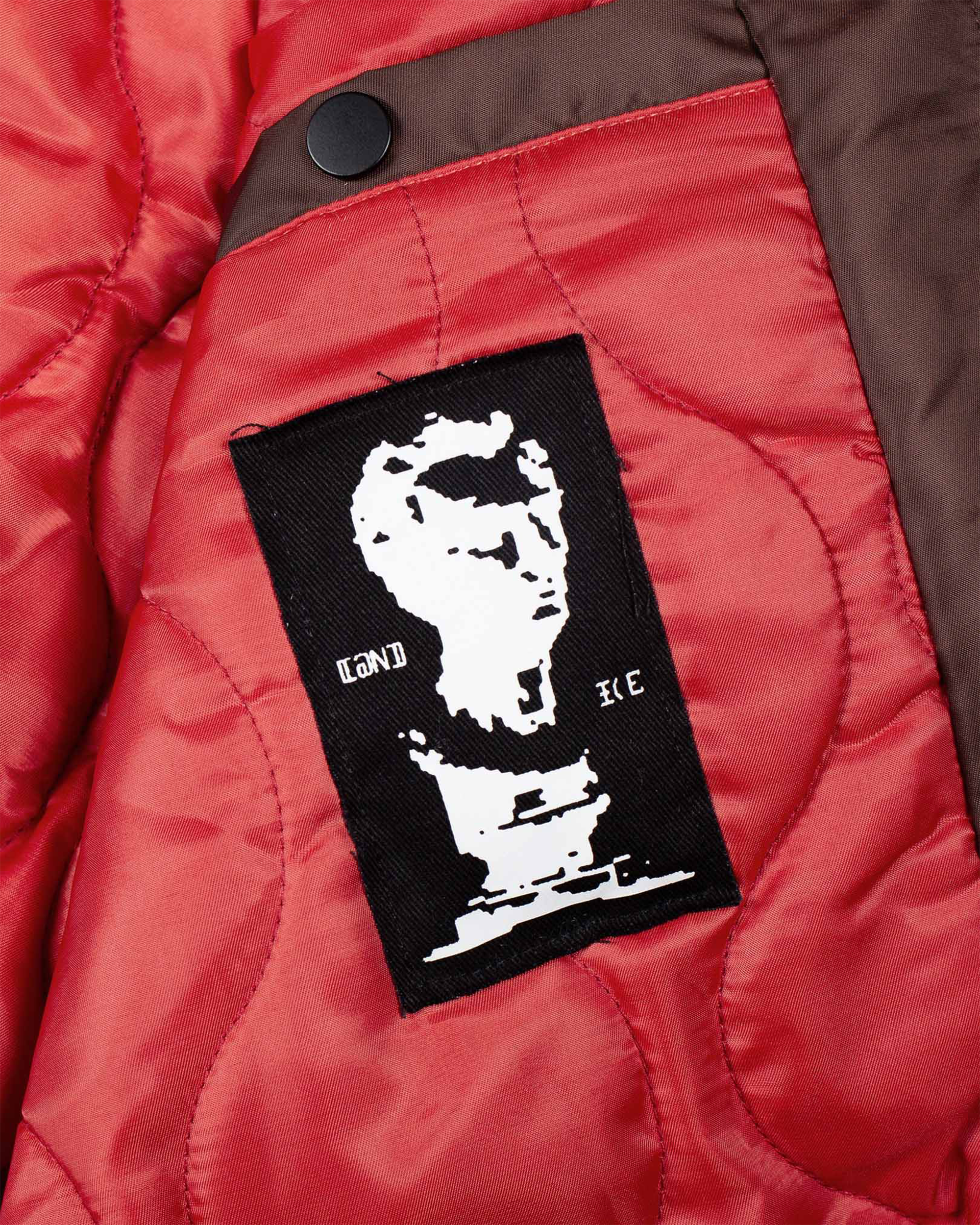 Digital Age Bomber Jacket - Brown