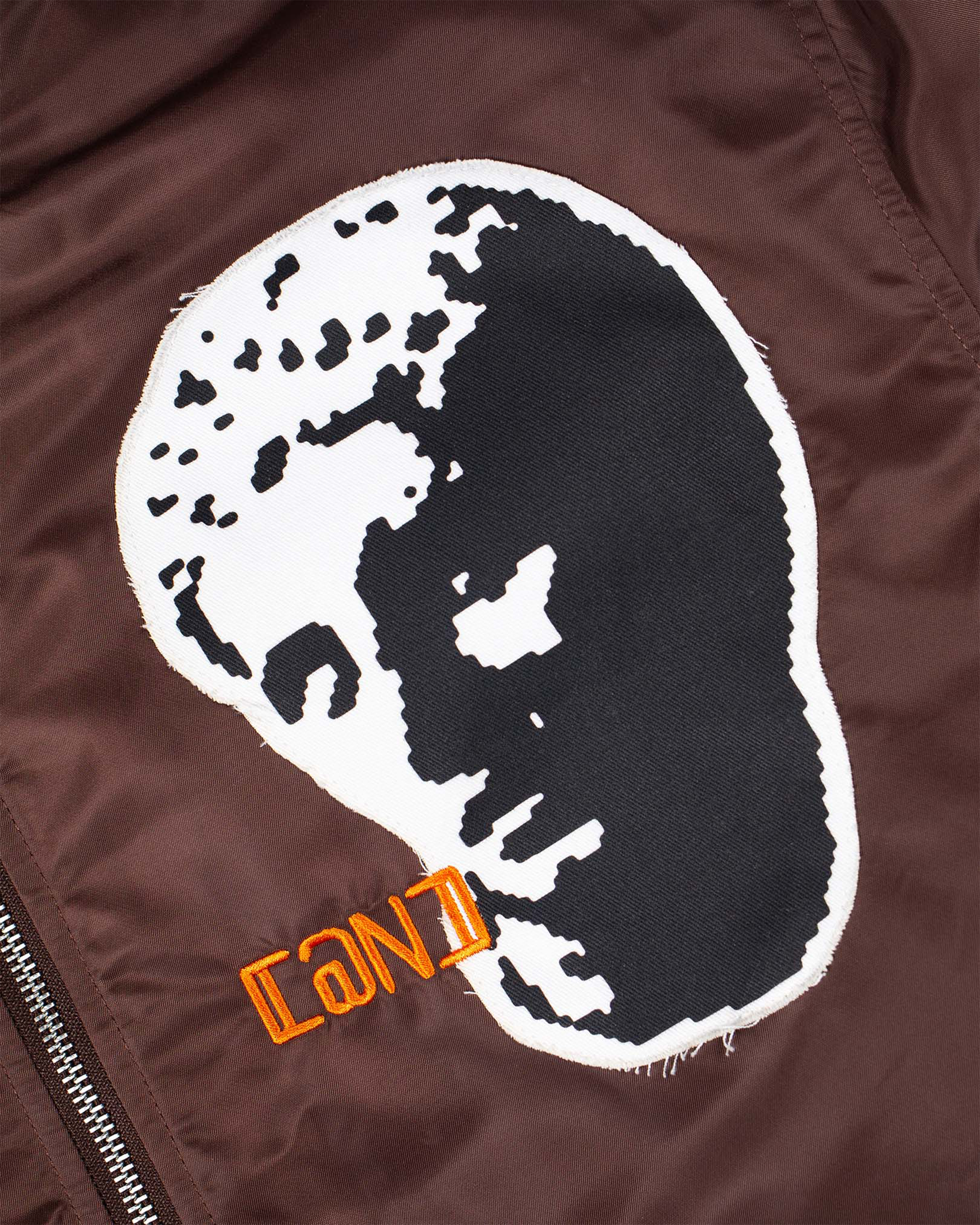 Digital Age Bomber Jacket - Brown