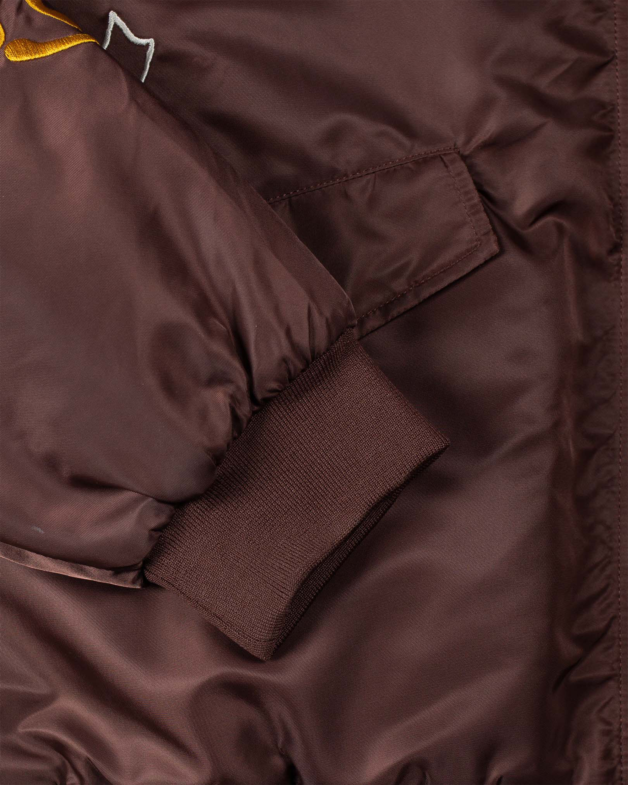 Digital Age Bomber Jacket - Brown