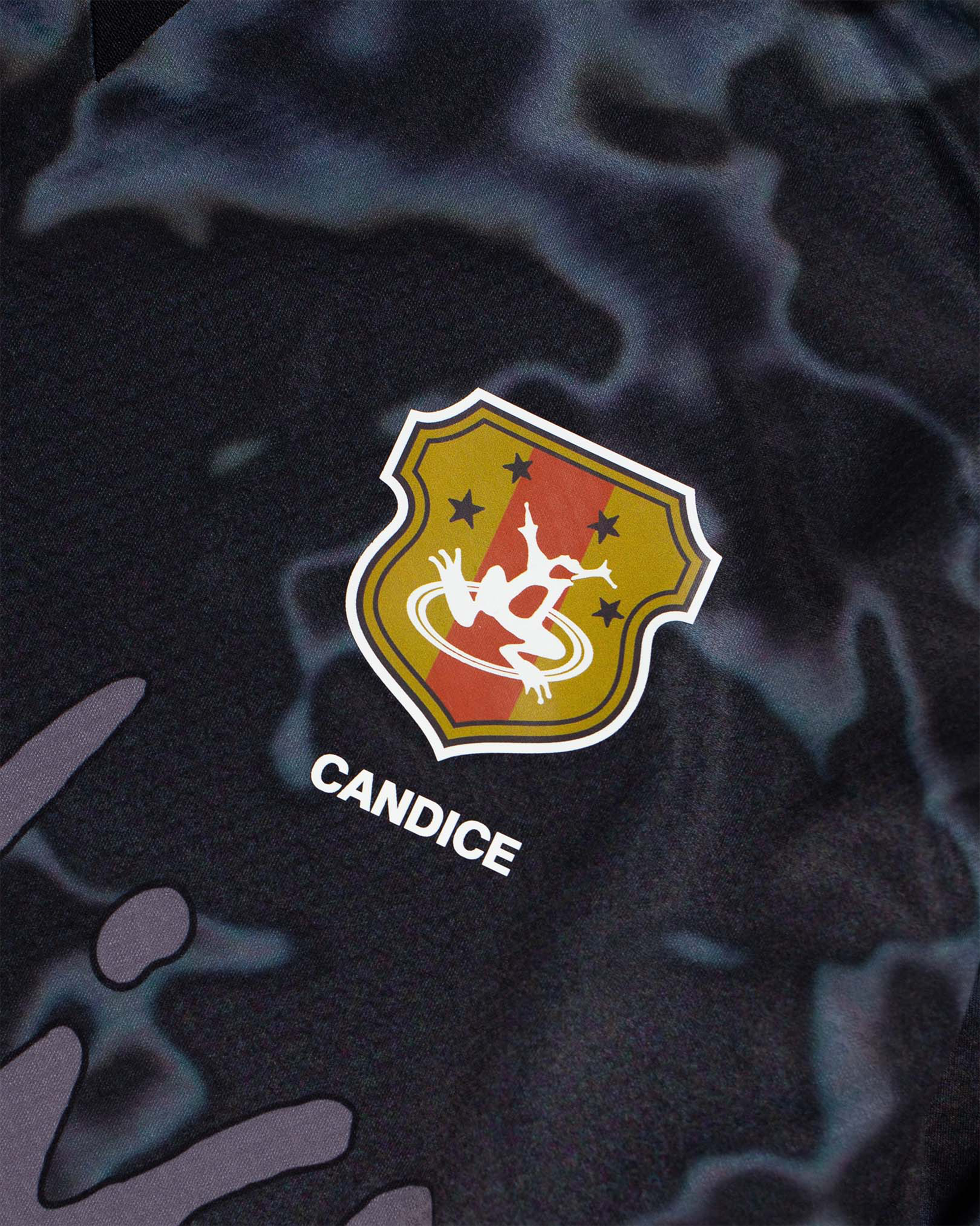 Frog Dreaming Football Jersey - Black / Blue