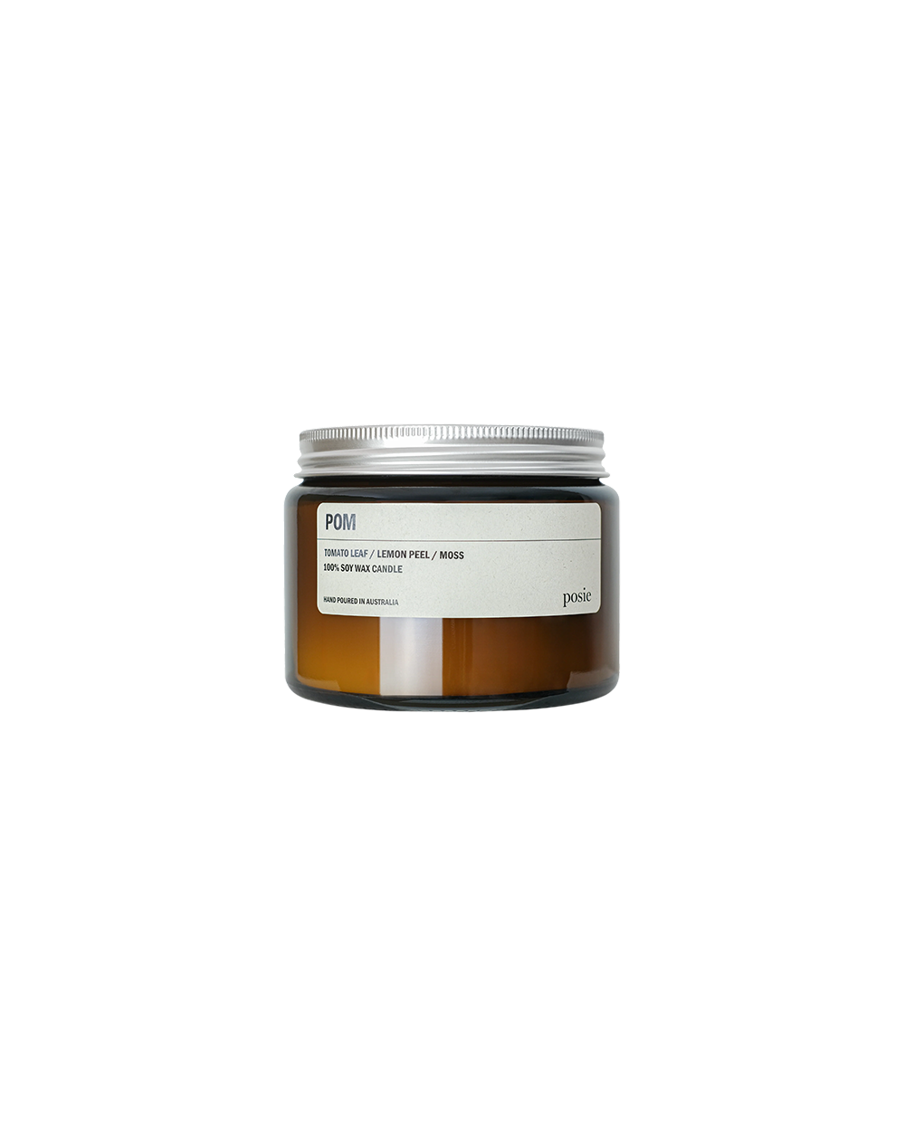 500g Amber Jar Soy Candle - POM