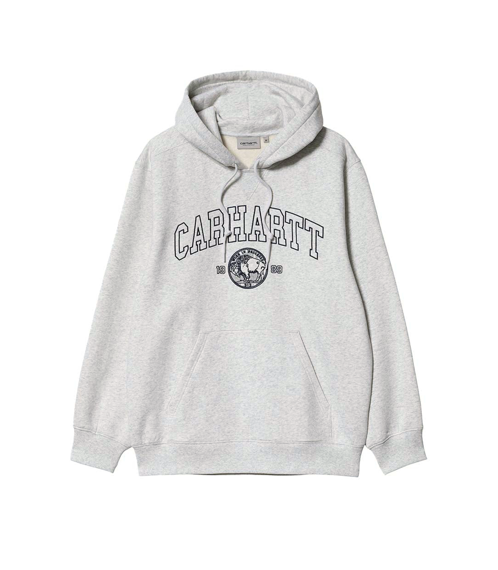 Hooded Coin Sweat - Ash Heather / Atom Blue