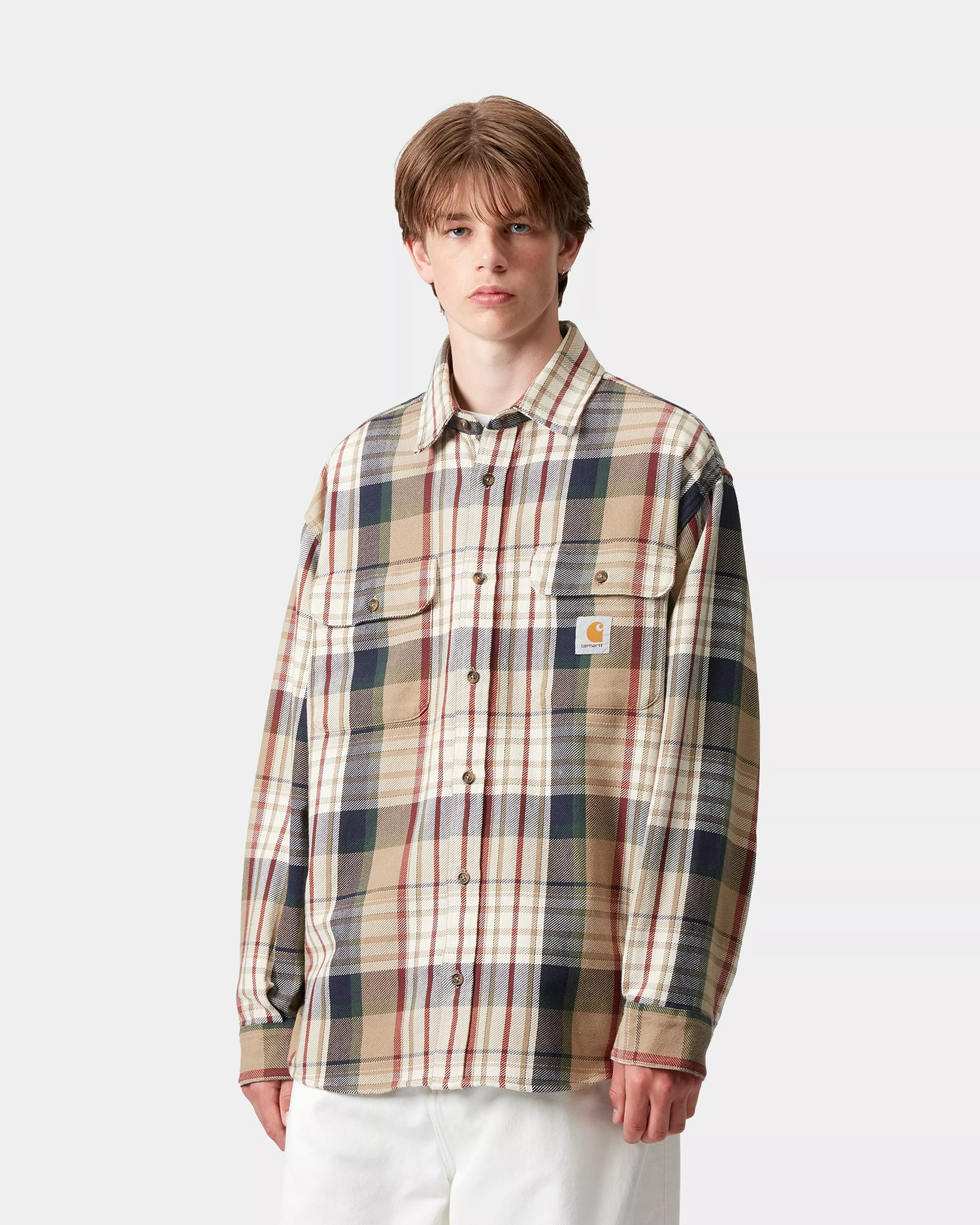 L/S Tamblyn Shirt - Tamblyn Check / Leather