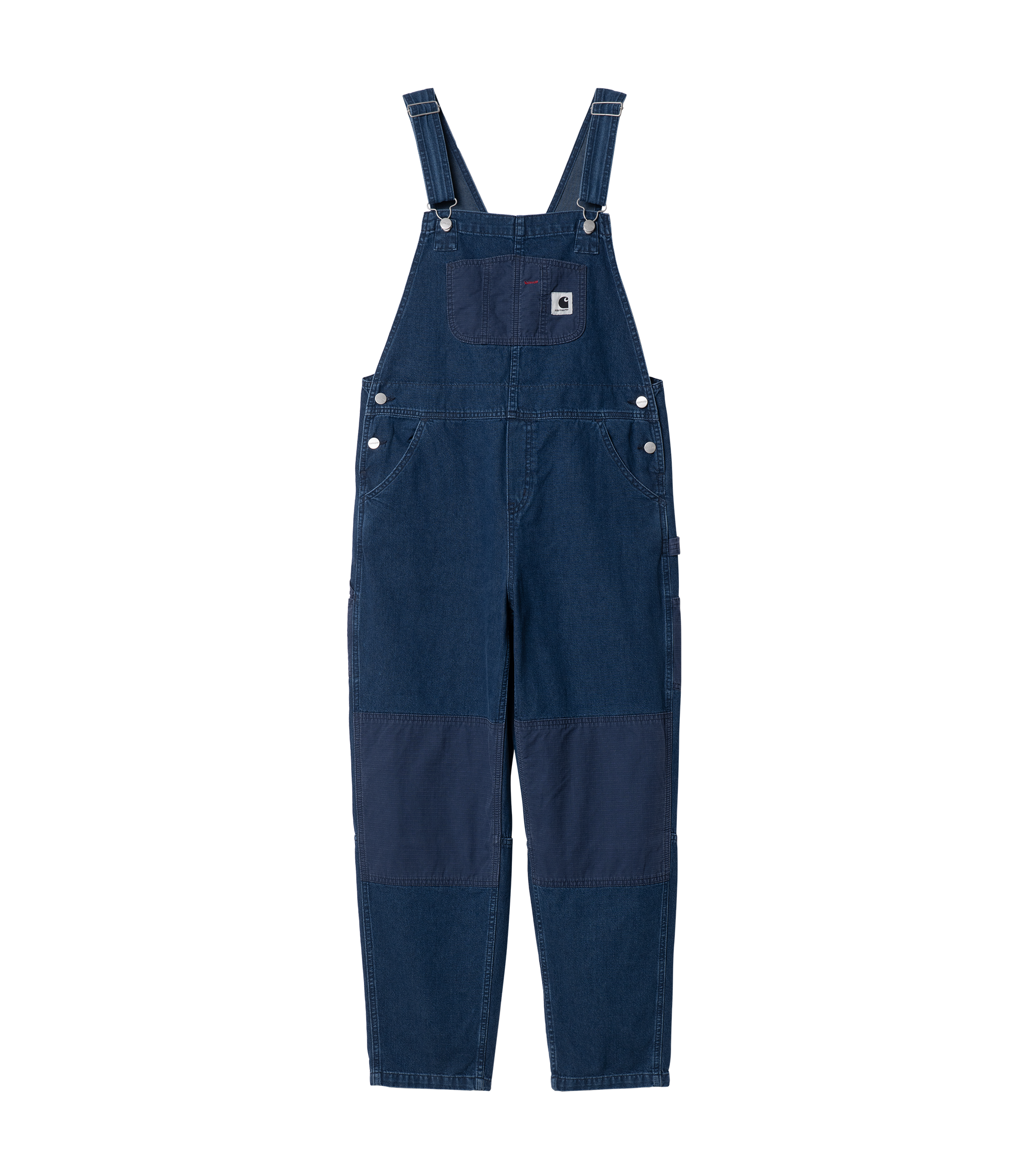 Womens Alma Bib Overall - Blue stone washed