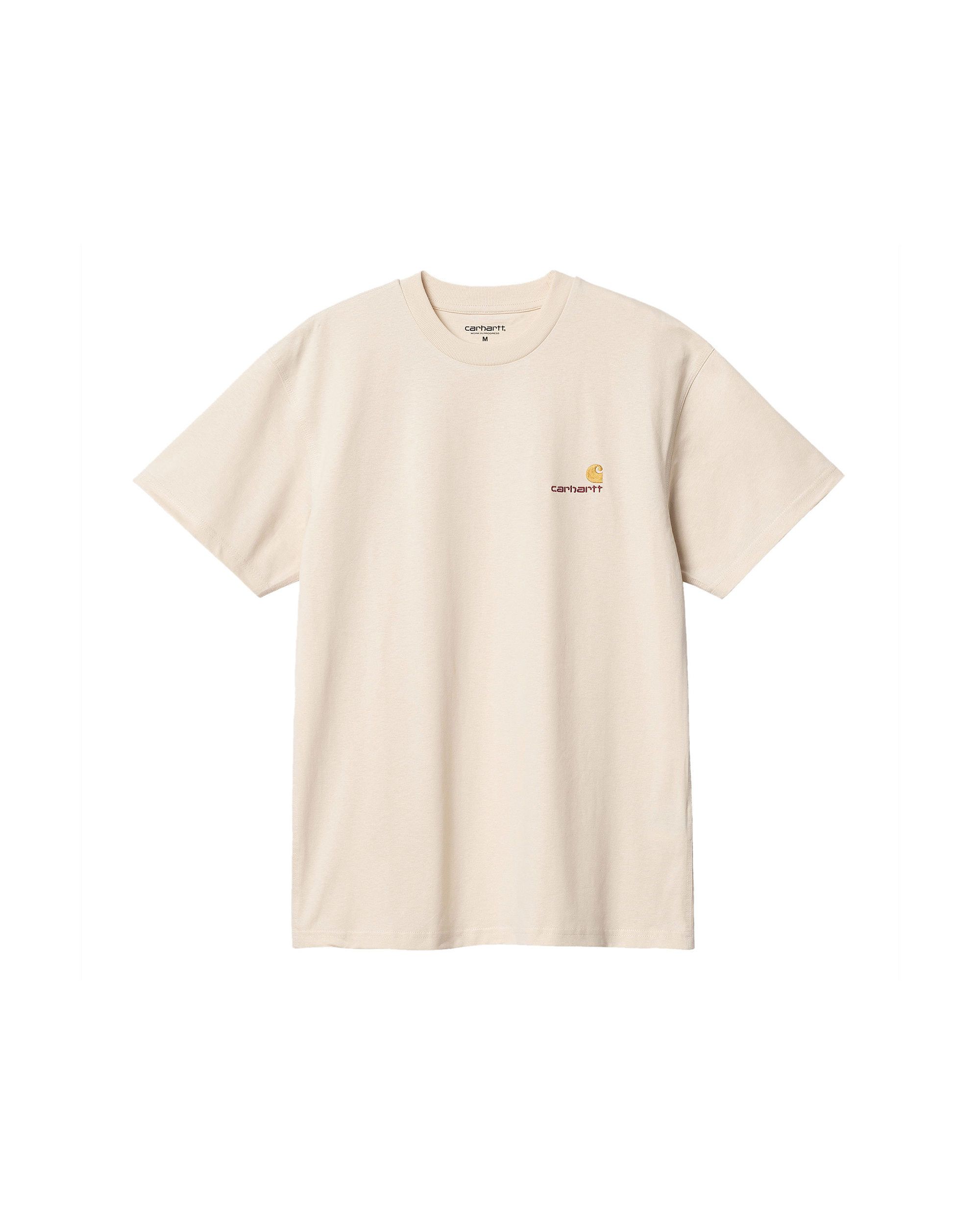 S/S American Script T-Shirt - Natural