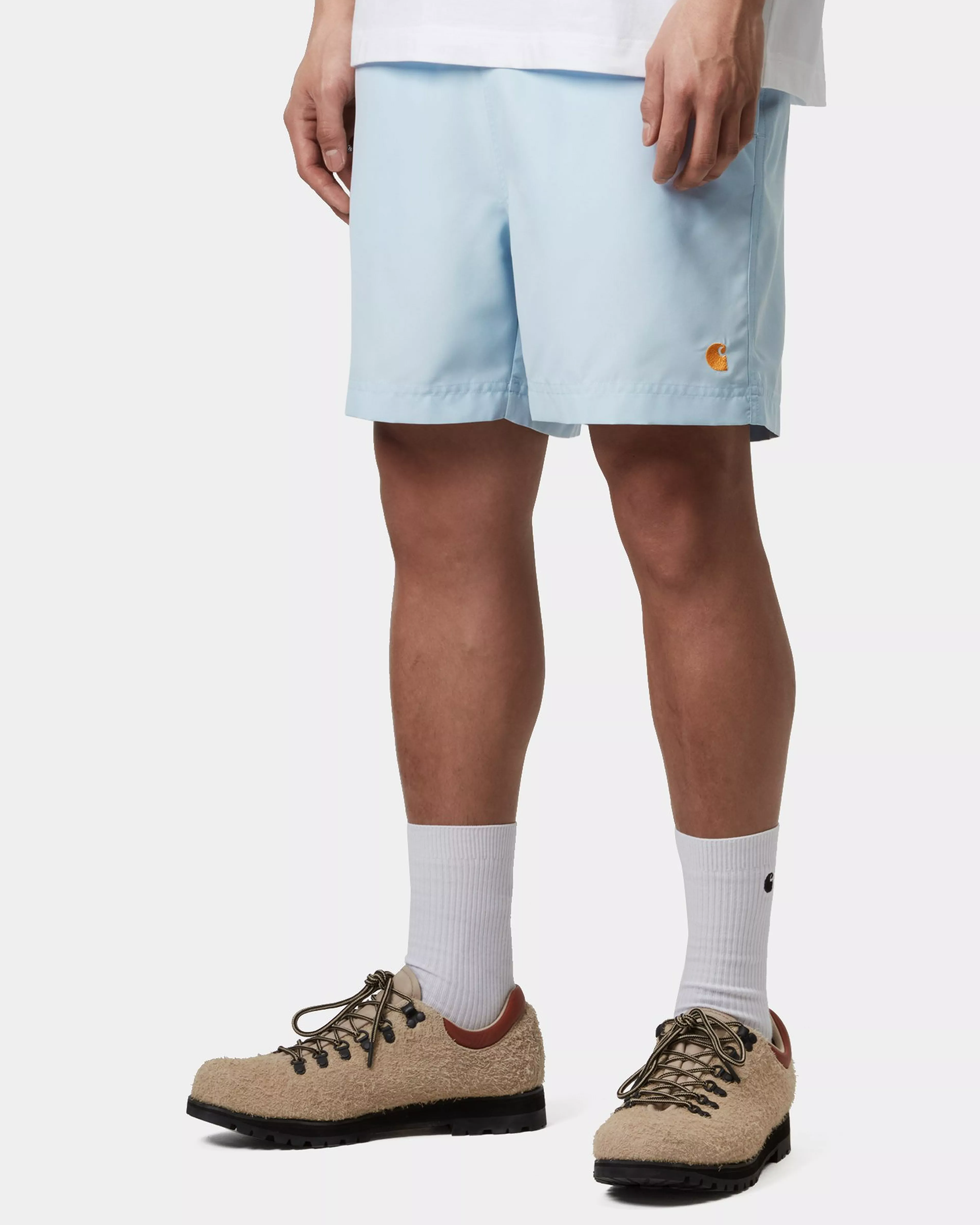 Chase Swim Trunks - Air Sky / Gold