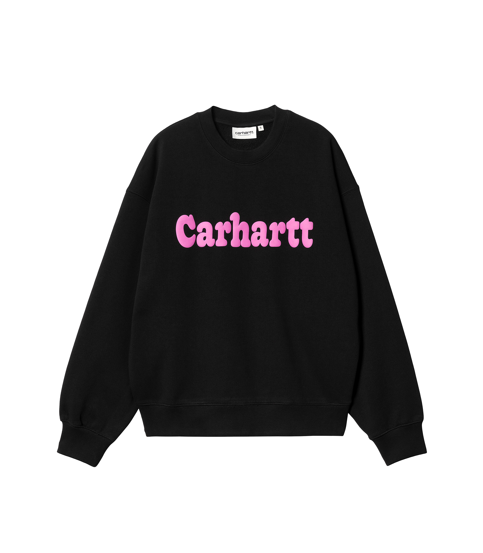 W' Bubbles Sweat - Black / Pink