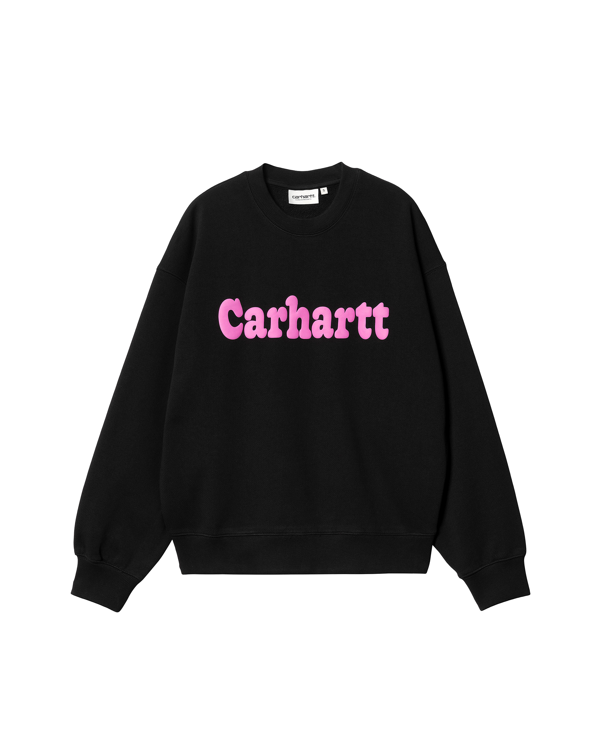 W' Bubbles Sweat - Black / Pink