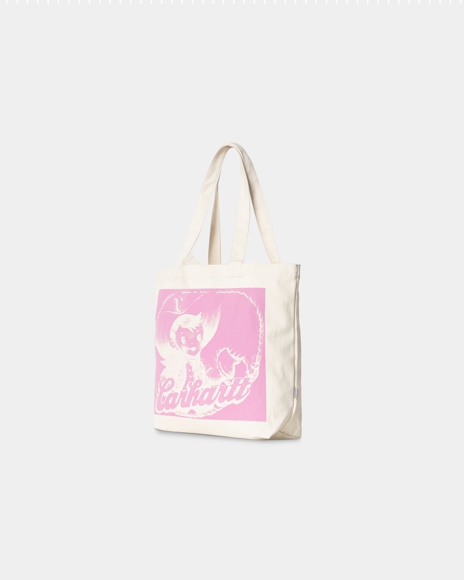 Canvas Graphic Tote - Buddy Print / Natural