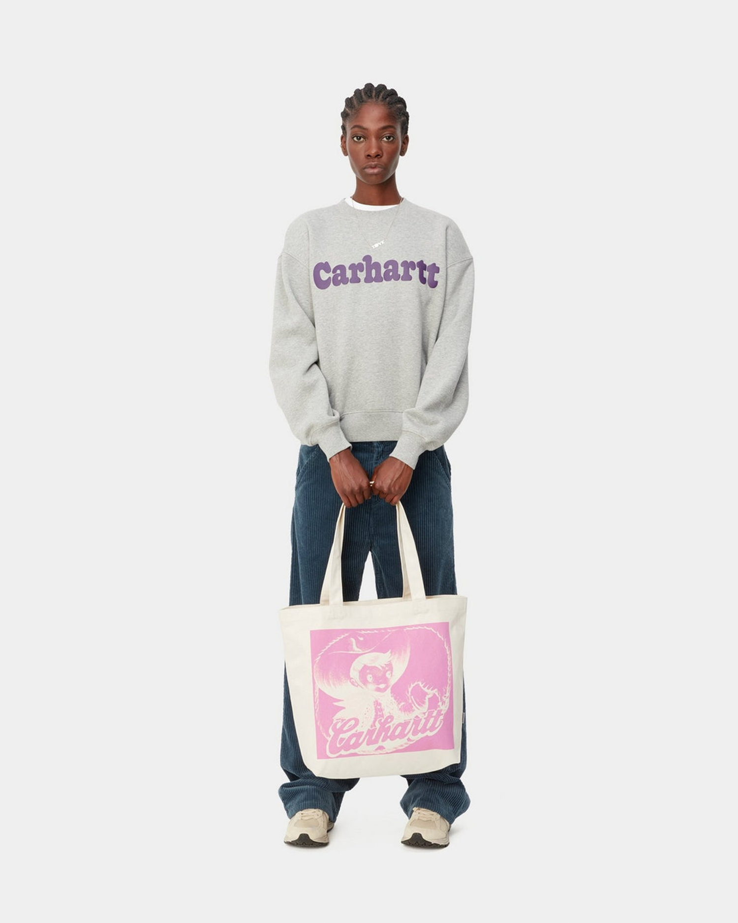 Canvas Graphic Tote - Buddy Print / Natural