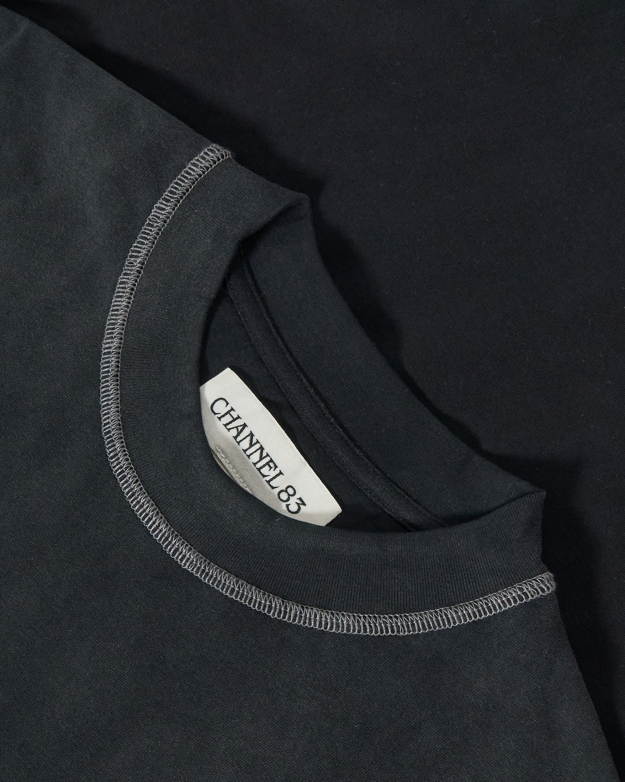 Contrast L/S T-shirt - Volcanic Ash