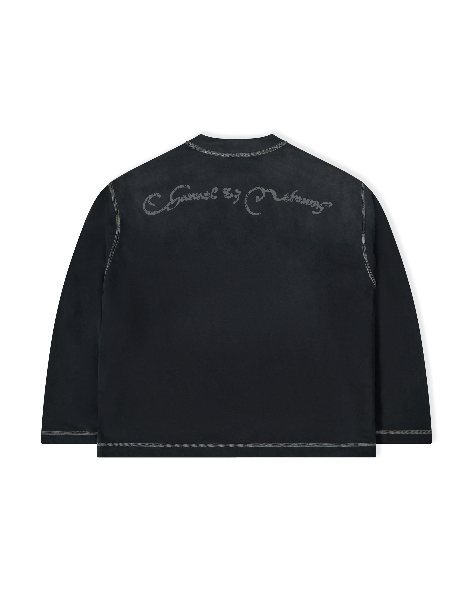 Contrast L/S T-shirt - Volcanic Ash