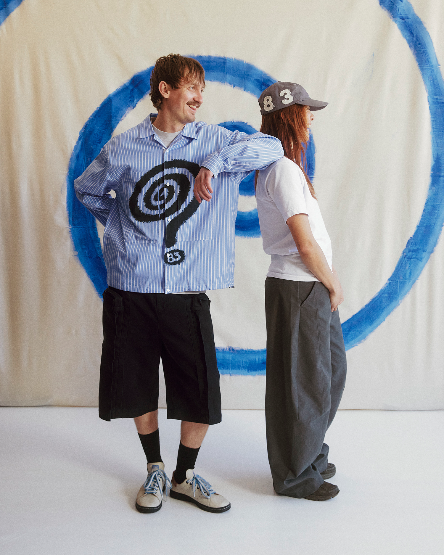 L/S Spiral Shirt - Blue Stripe