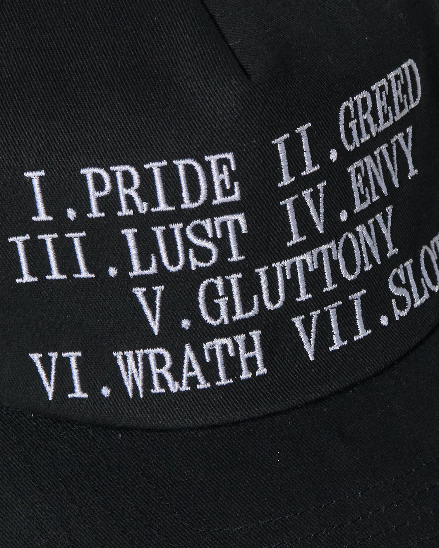 Seven Sins Hat - Black