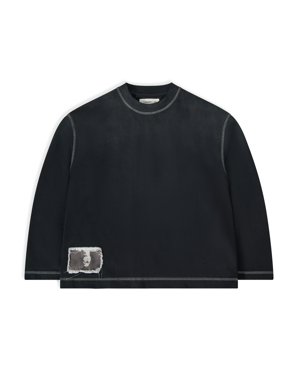 Contrast L/S T-shirt - Volcanic Ash