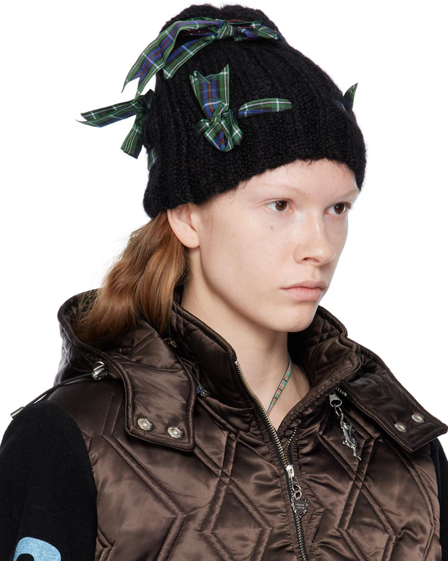 Bow Beanie - Black