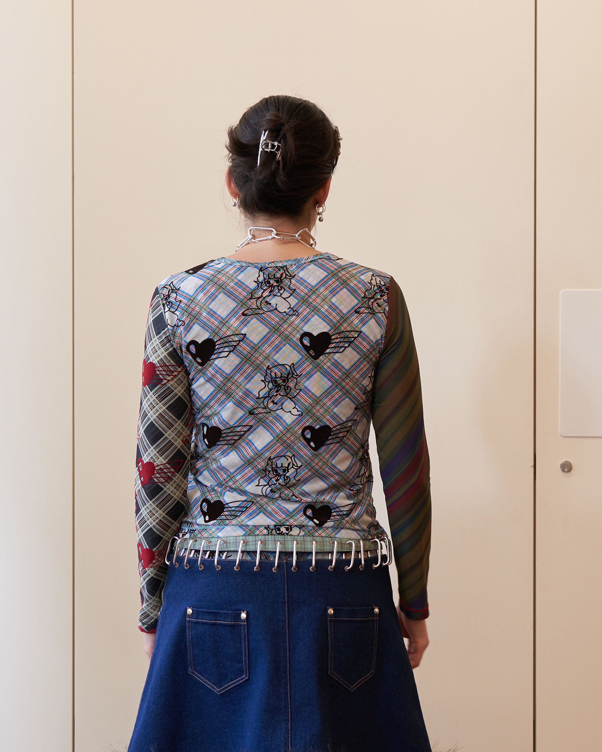 Bun Gal Mesh Top - Multi