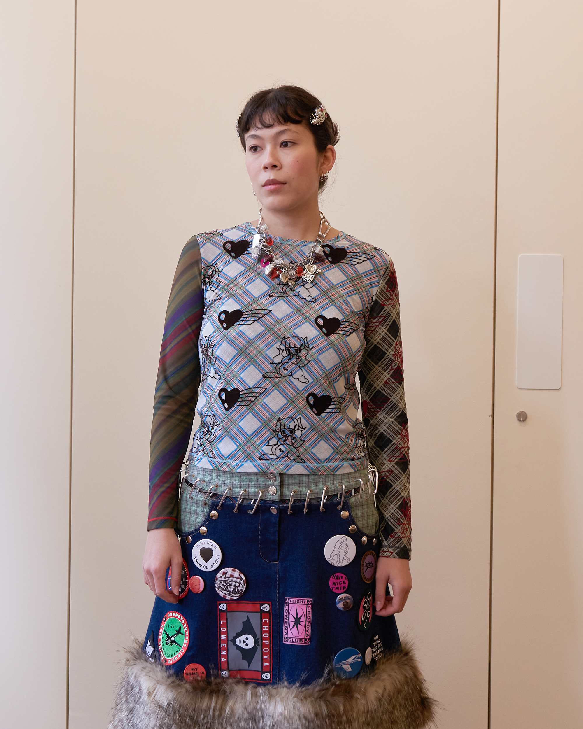 Bun Gal Mesh Top - Multi