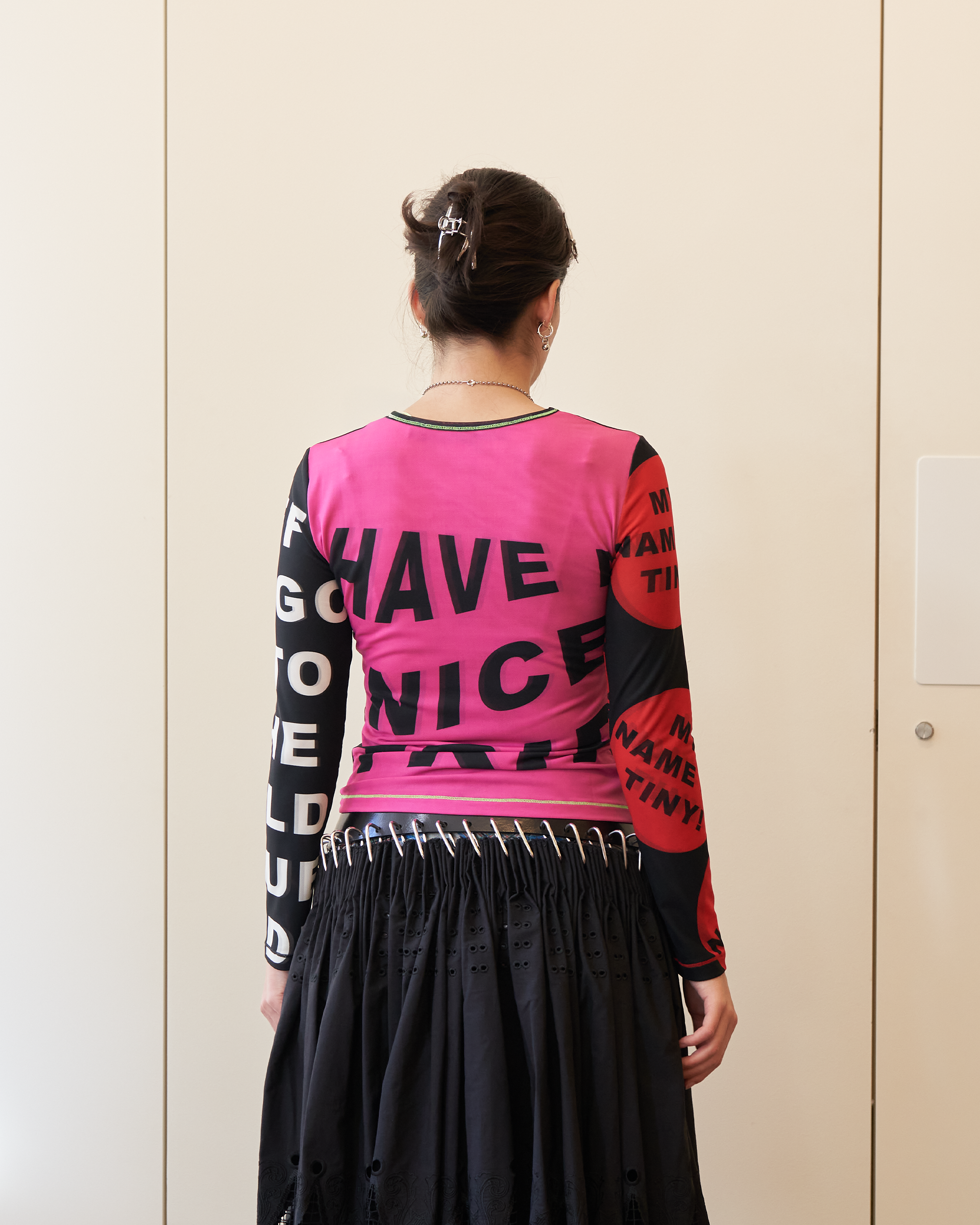 Don't Talk To Me Mesh L/S - Multi