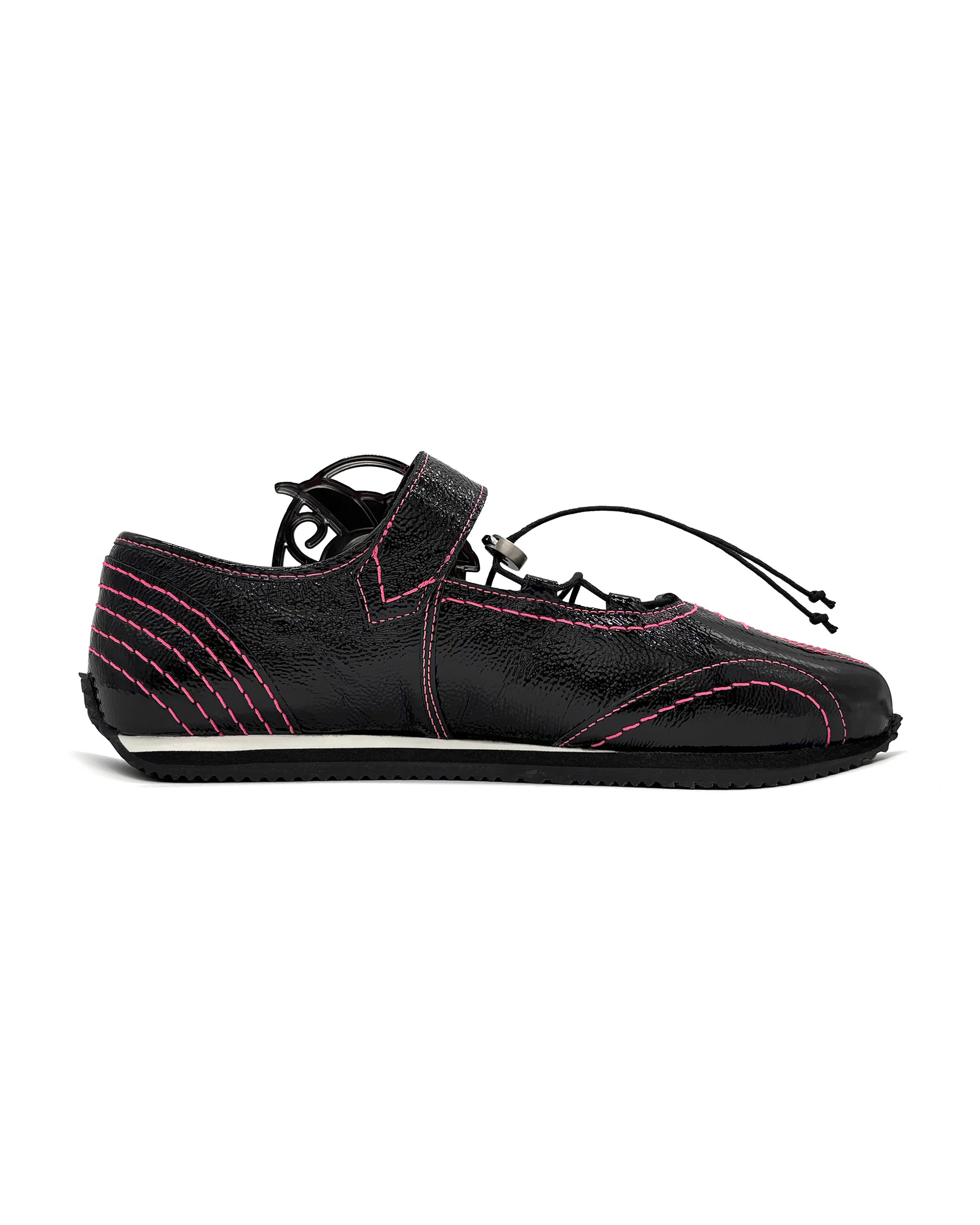 Butterfly Marta Mary Jane - Black / Pink