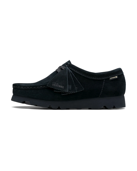 靴 Clarks WallaLoafer GORE-TEX Black Suede Women's Wallabee GORE-TEX - Black Suede II – HIGHS AND LOWS