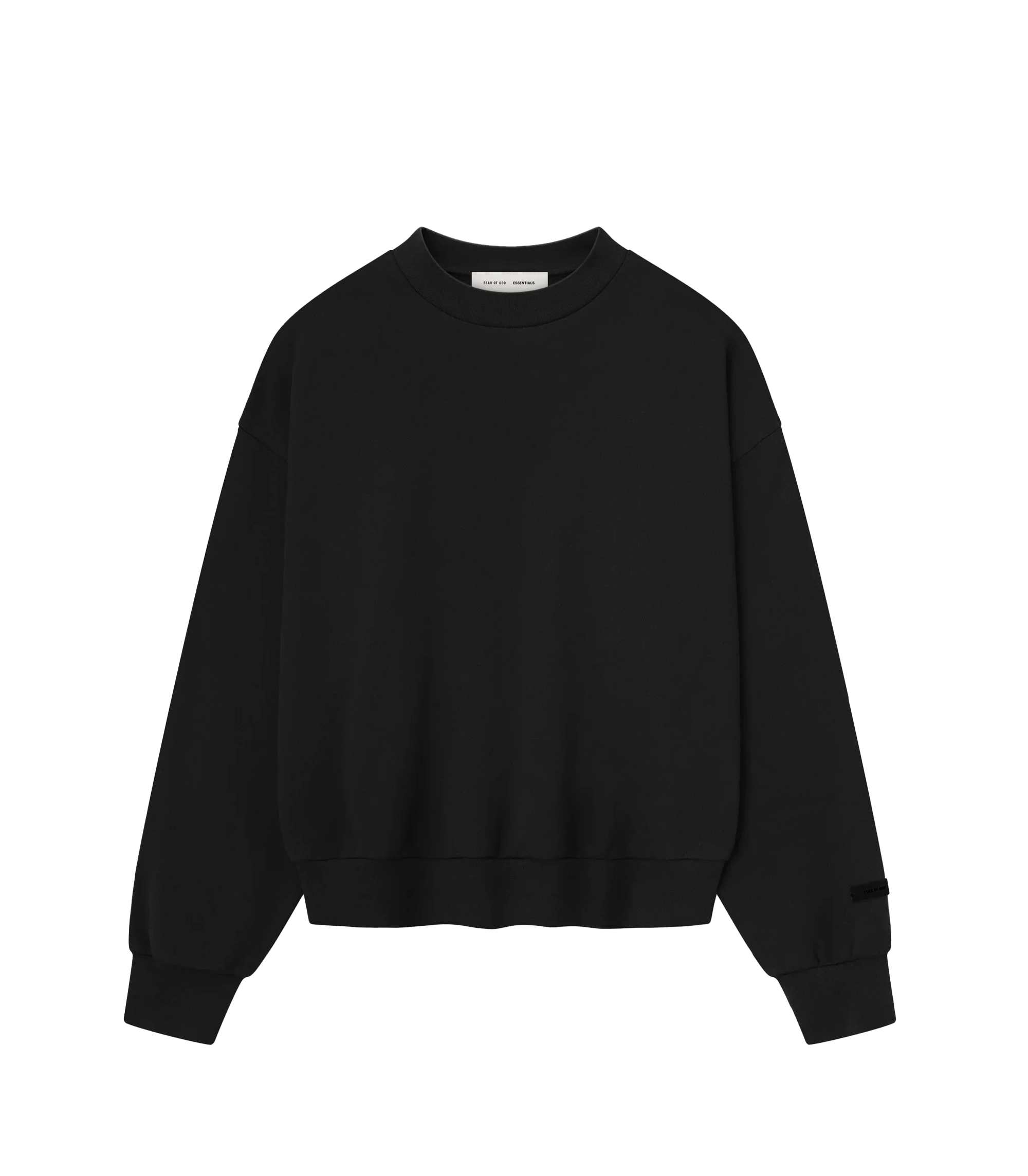 Classic Fit Crewneck - Jet Black