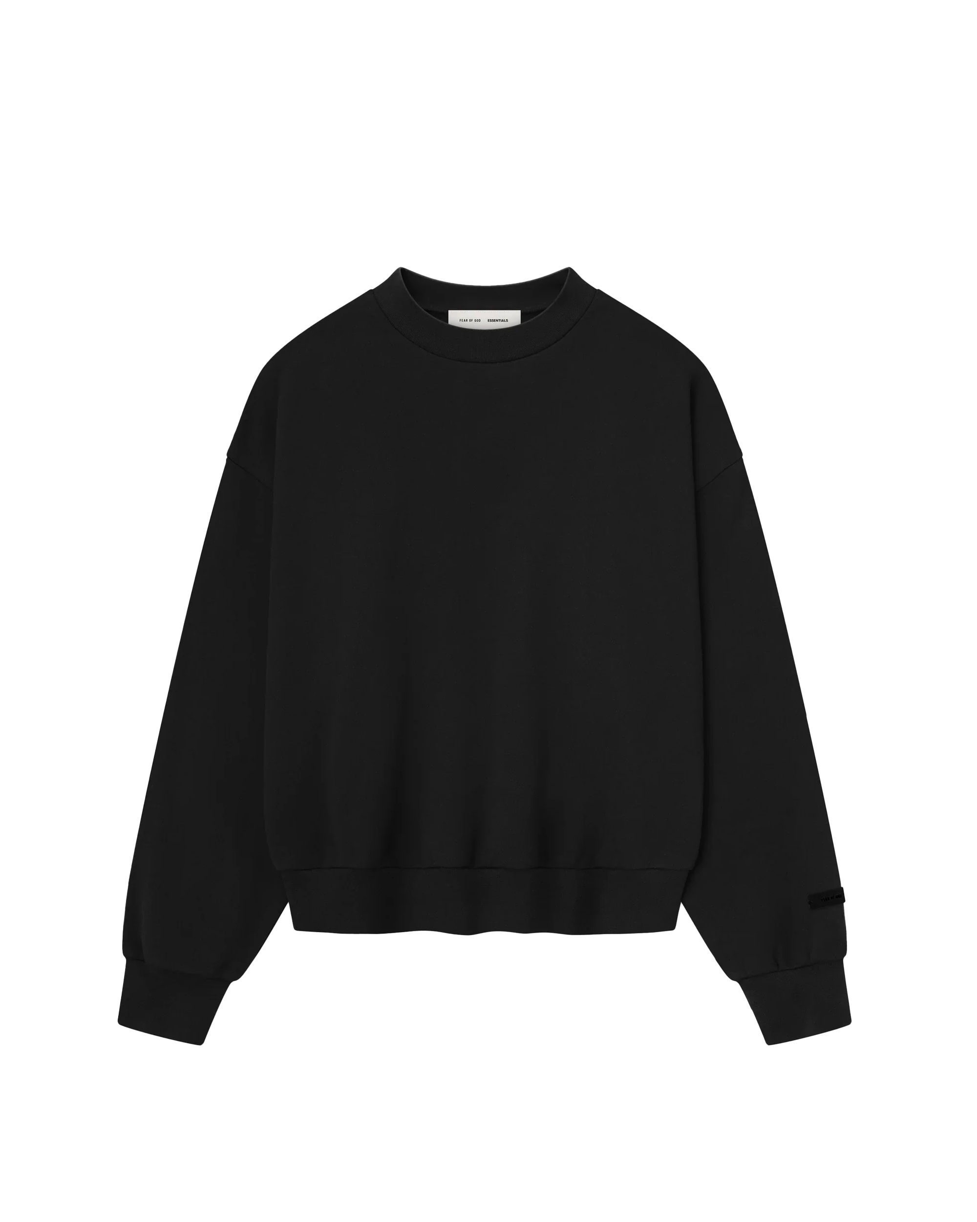 Classic Fit Crewneck - Jet Black